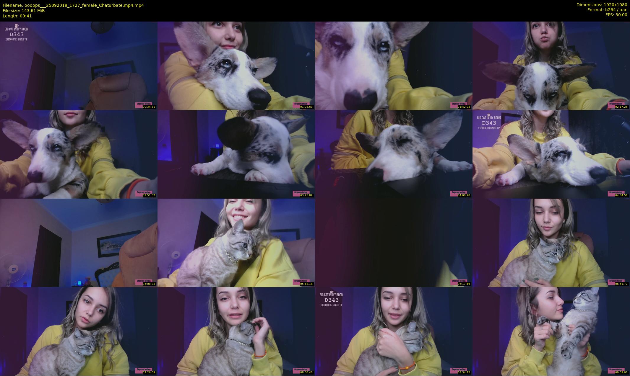 oooops__ — 10 minute Chaturbate female cam show recording, 1080p, Sep 25, 2019