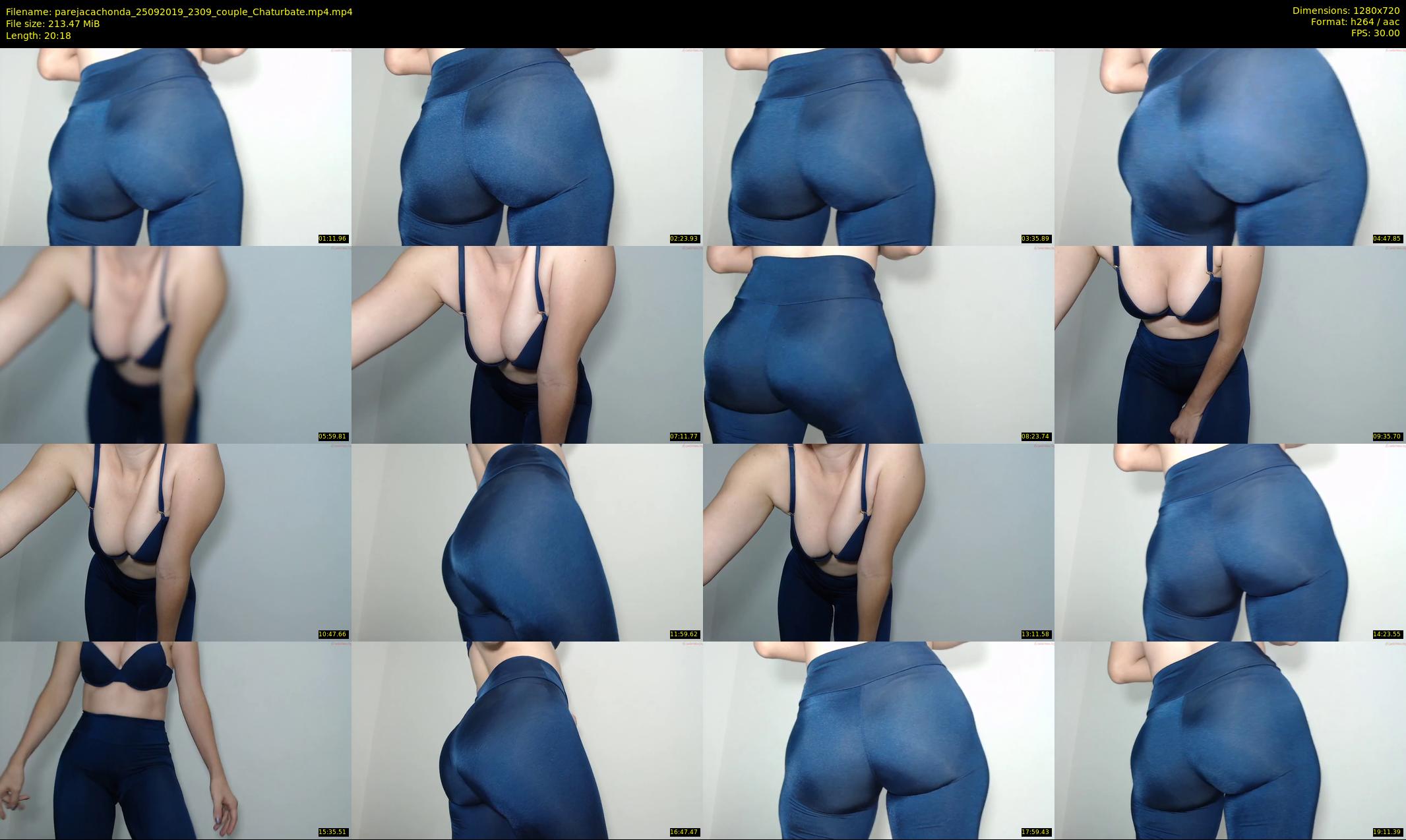 parejacachonda — 21 minute Chaturbate couple cam show recording, 720p, Sep 25, 2019