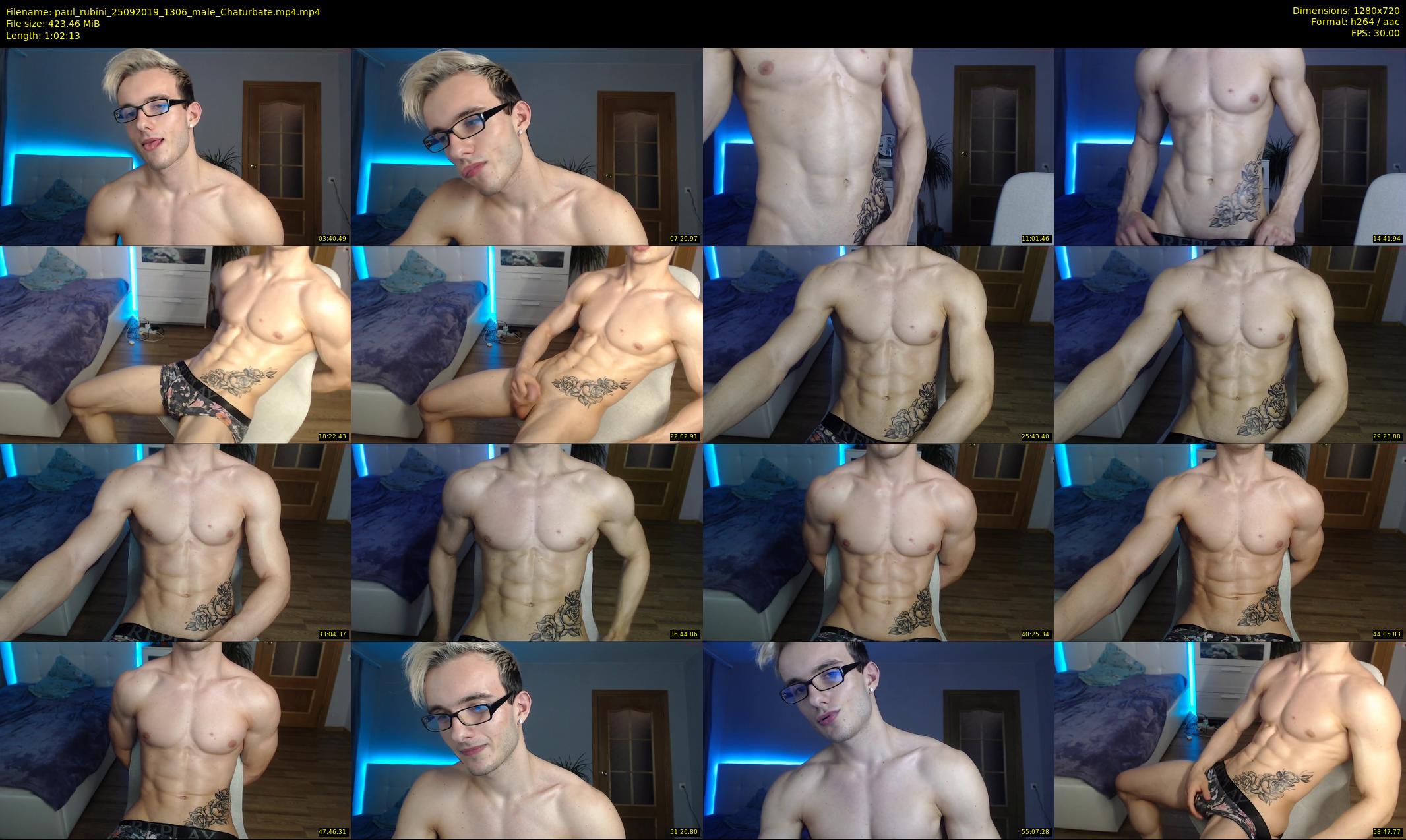 paul_rubini — 63 minute Chaturbate male cam show recording, 720p, Sep 25, 2019