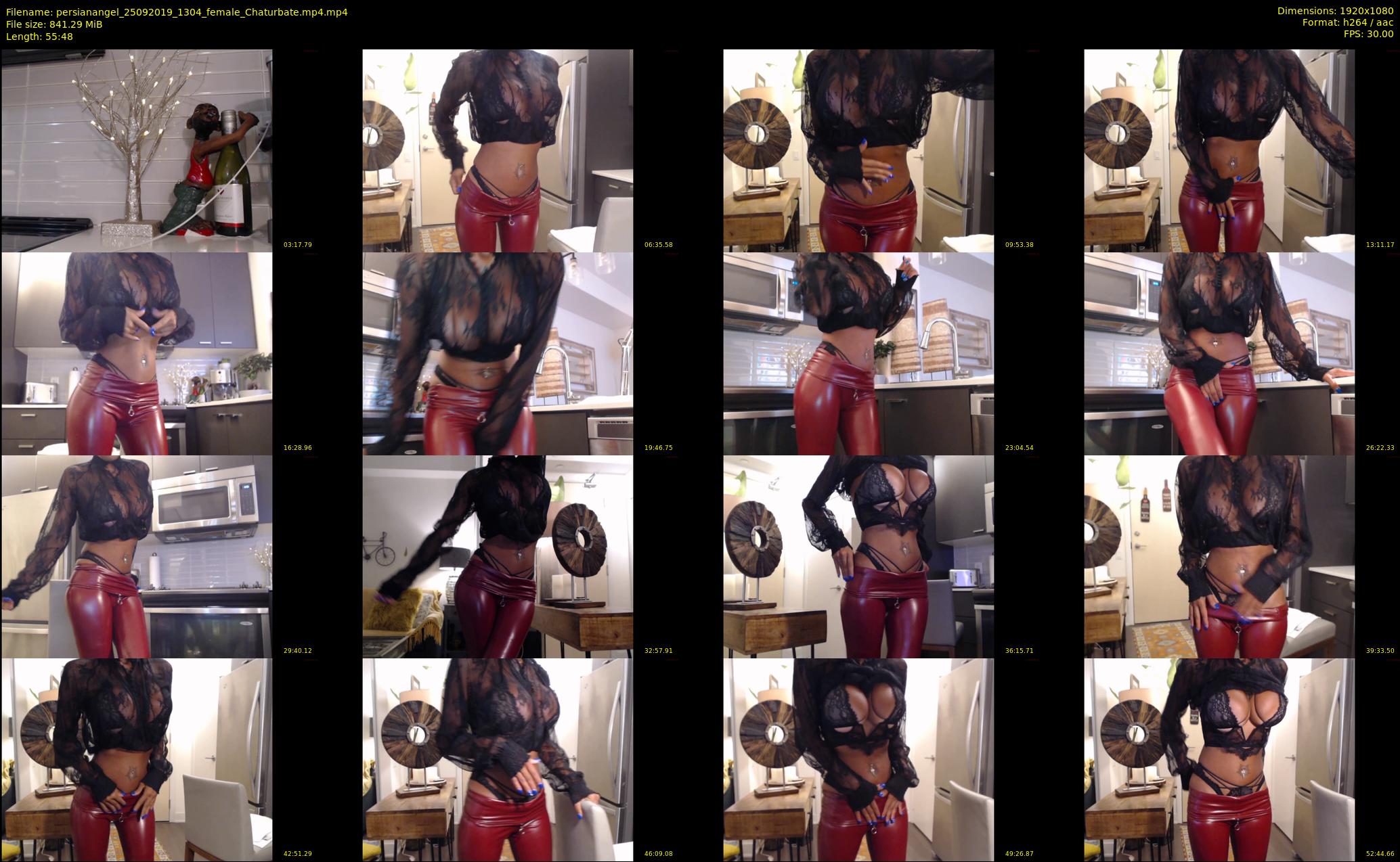 persianangel — 56 minute Chaturbate female cam show recording, 1080p, Sep 25, 2019
