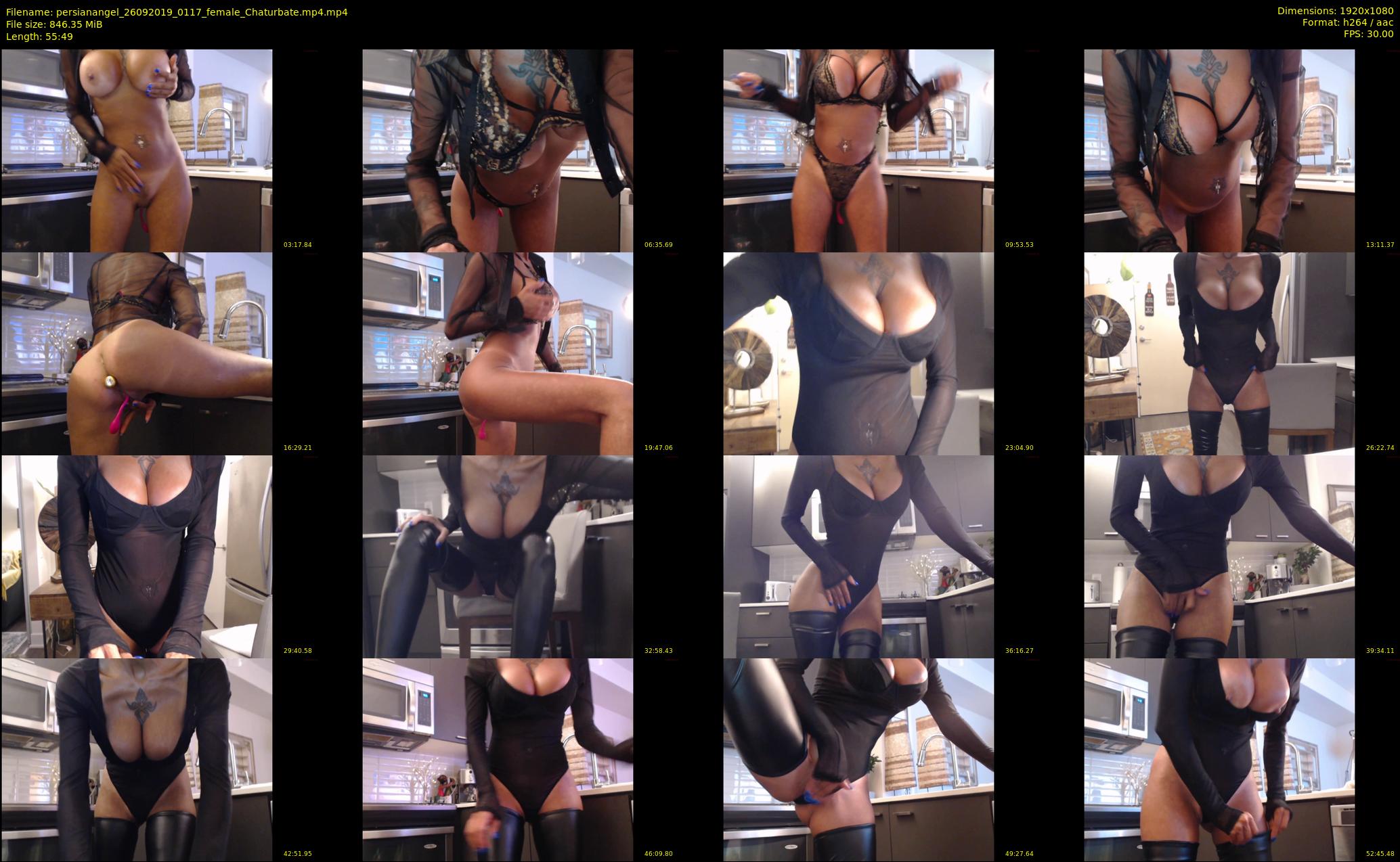 persianangel — 56 minute Chaturbate female cam show recording, 1080p, Sep 26, 2019