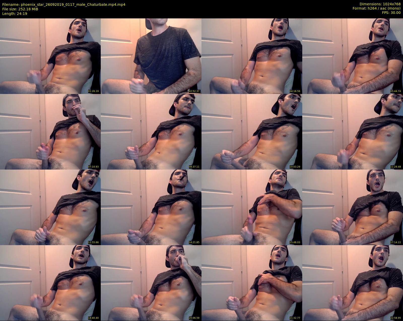 phoenix_star — 25 minute Chaturbate male cam show recording, 720p, Sep 26, 2019