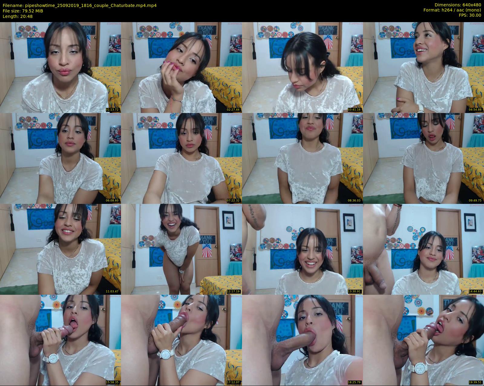 pipeshowtime — 21 minute Chaturbate couple cam show recording, 480p, Sep 25, 2019