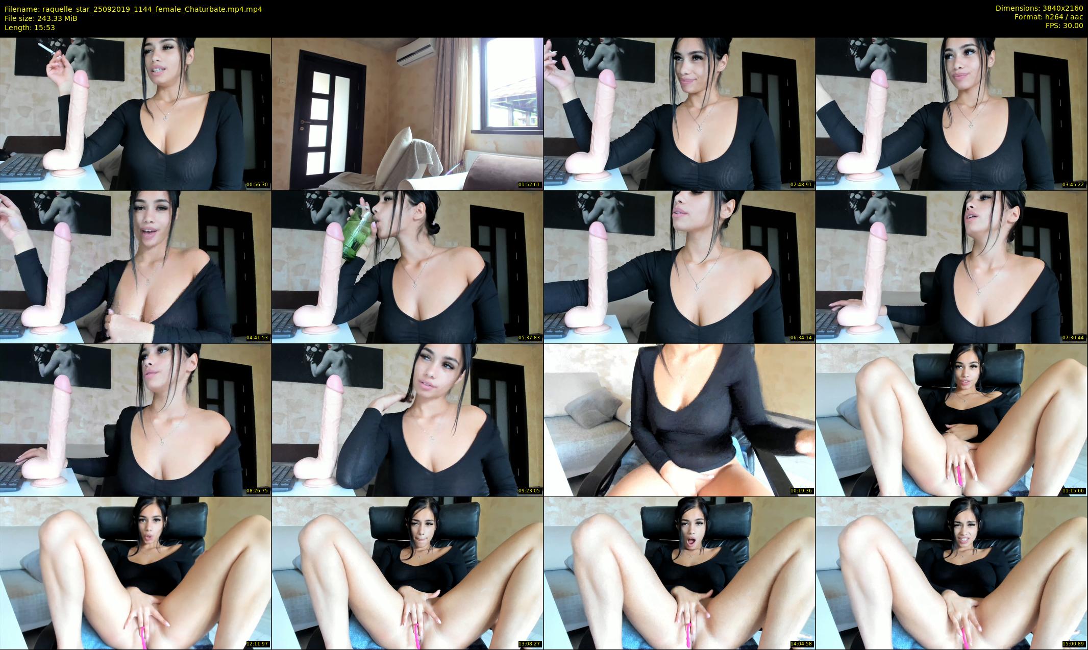 raquelle_star — 16 minute Chaturbate couple cam show recording, 4K, Sep 25, 2019