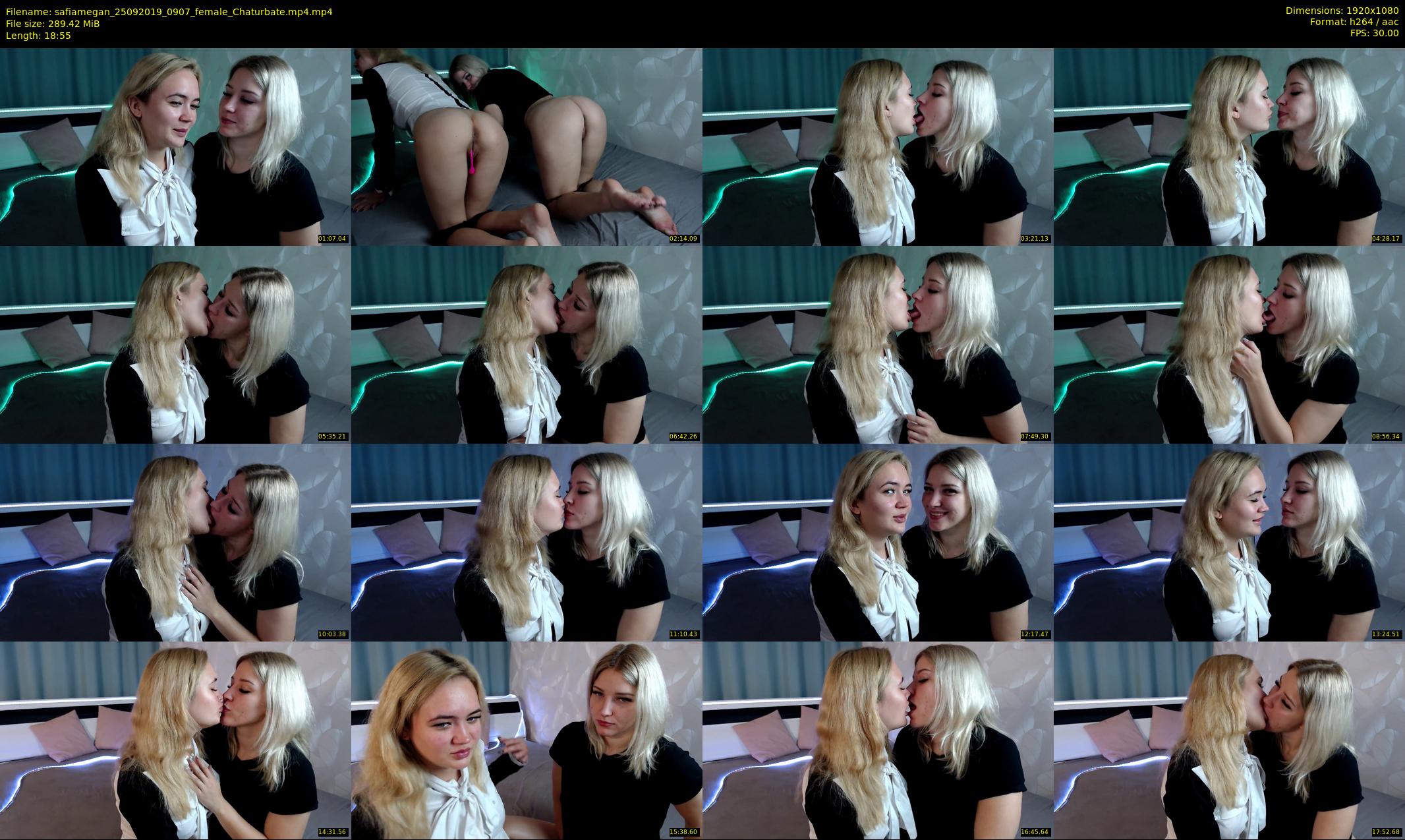 safiamegan — 19 minute Chaturbate couple cam show recording, 1080p, Sep 25, 2019