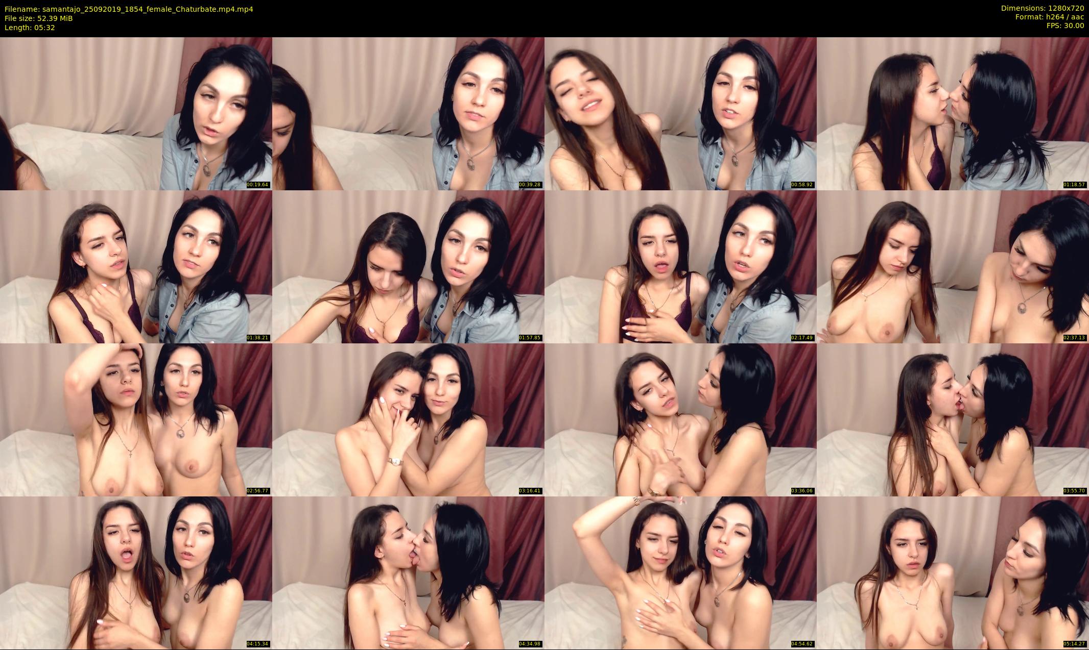 samantajo — 6 minute Chaturbate female cam show recording, 720p, Sep 25, 2019