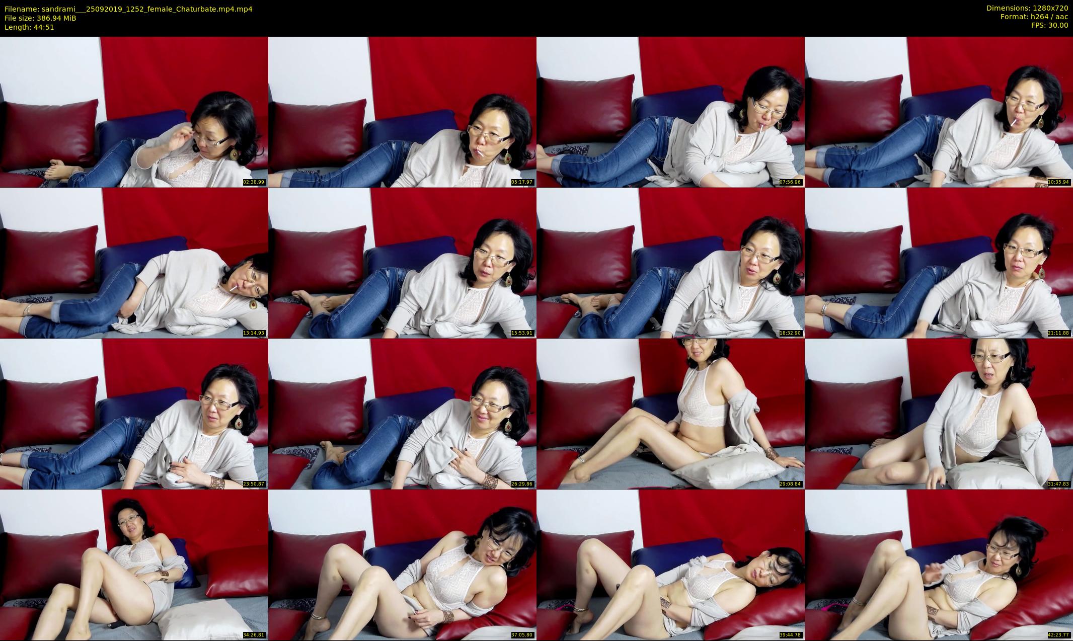 sandrami__ — 45 minute Chaturbate female cam show recording, 720p, Sep 25, 2019