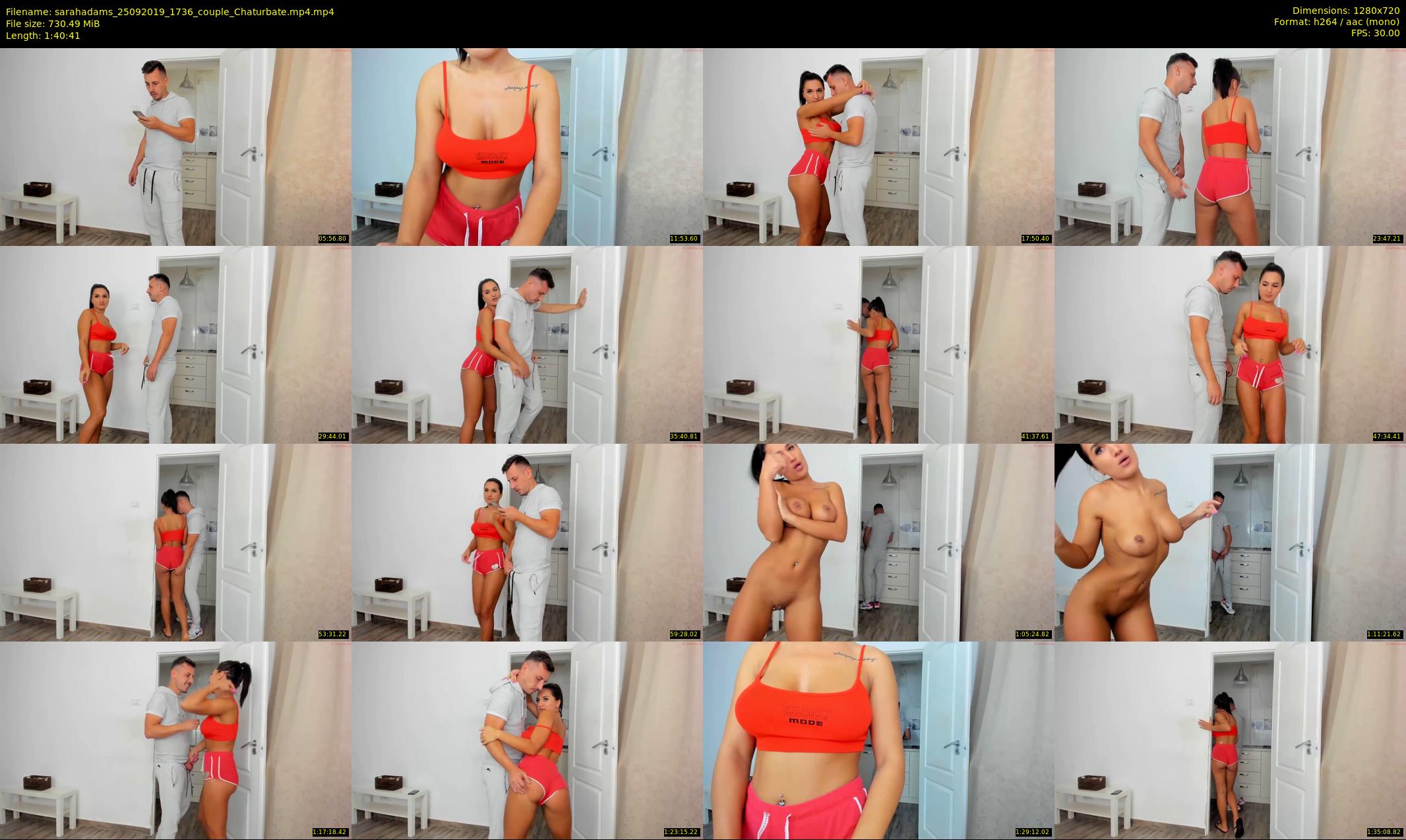 sarahadams — 101 minute Chaturbate female cam show recording, 720p, Sep 25, 2019