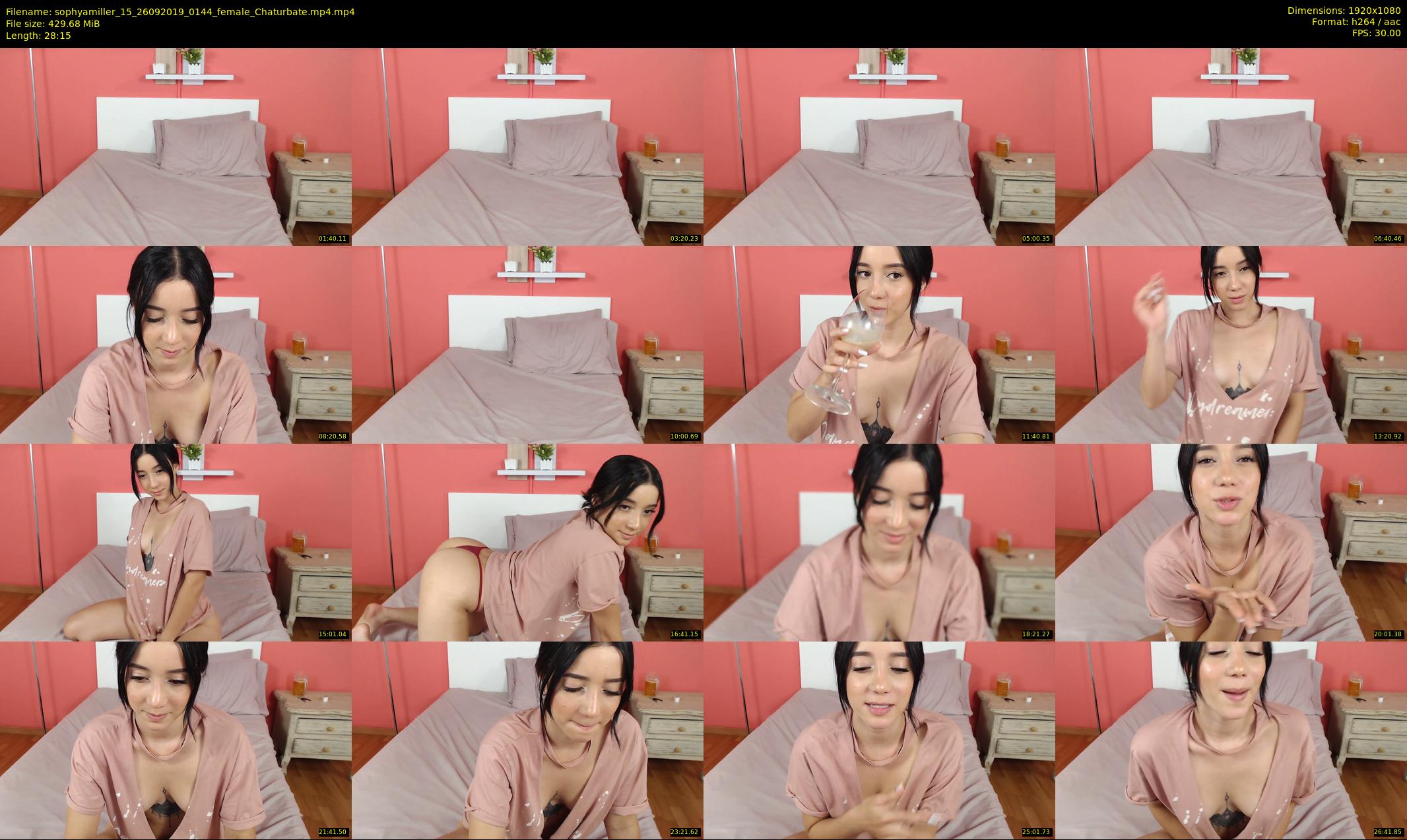 sophyamiller_15 — 29 minute Chaturbate female cam show recording, 1080p, Sep 26, 2019