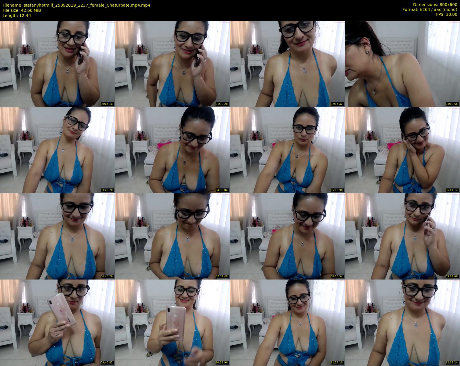 stefanyhotmilf — 13 minute Chaturbate female cam show recording, 480p, Sep 25, 2019