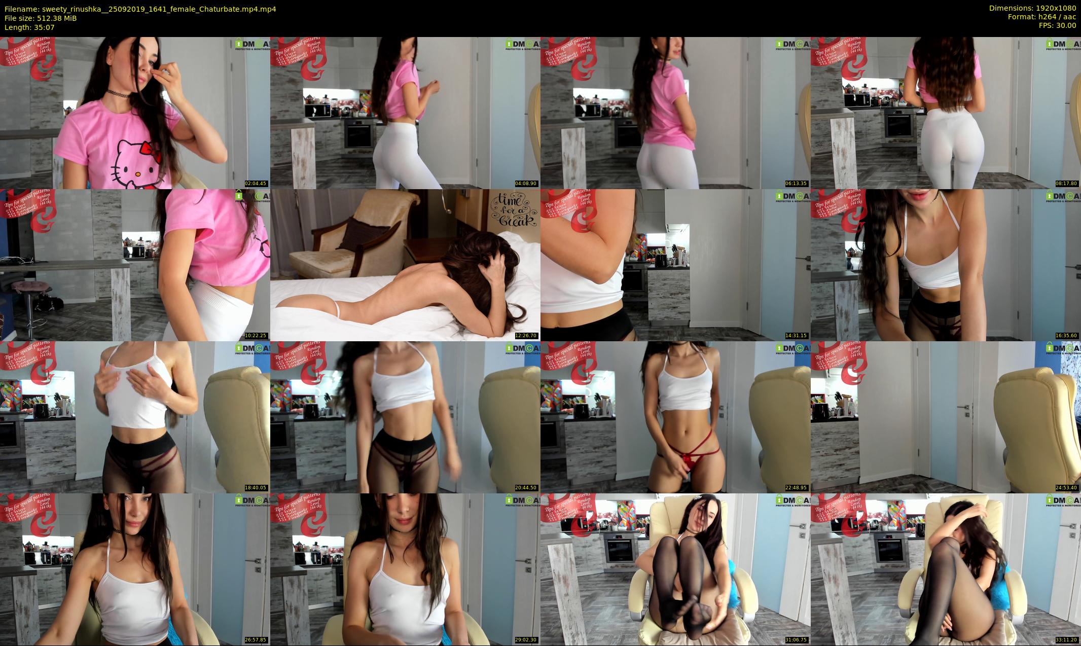 sweety_rinushka_ — 36 minute Chaturbate female cam show recording, 1080p, Sep 25, 2019
