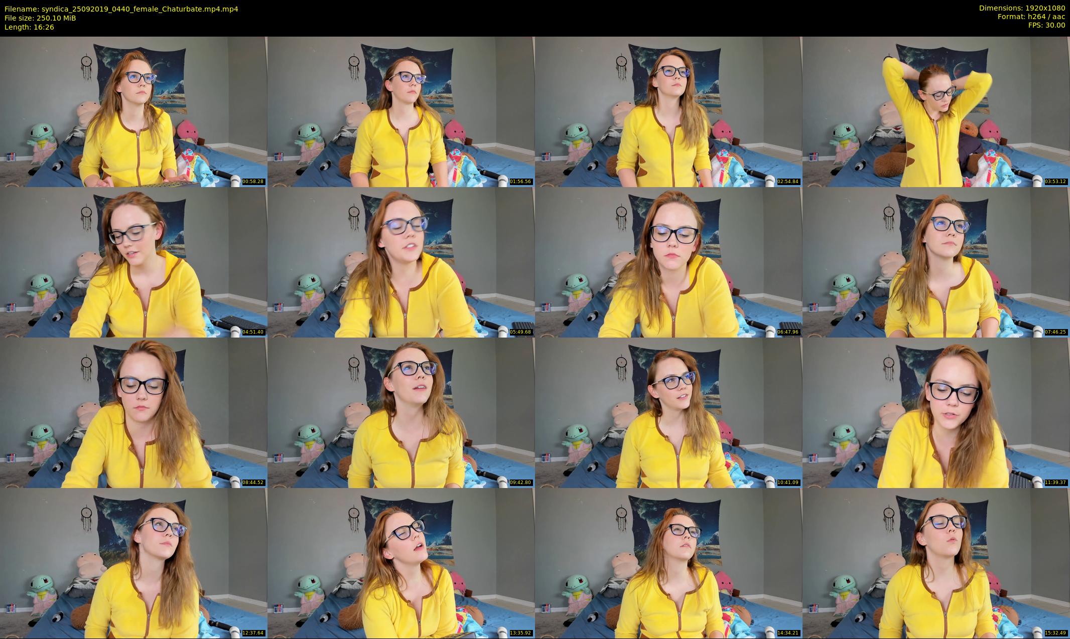syndica — 17 minute Chaturbate female cam show recording, 1080p, Sep 25, 2019
