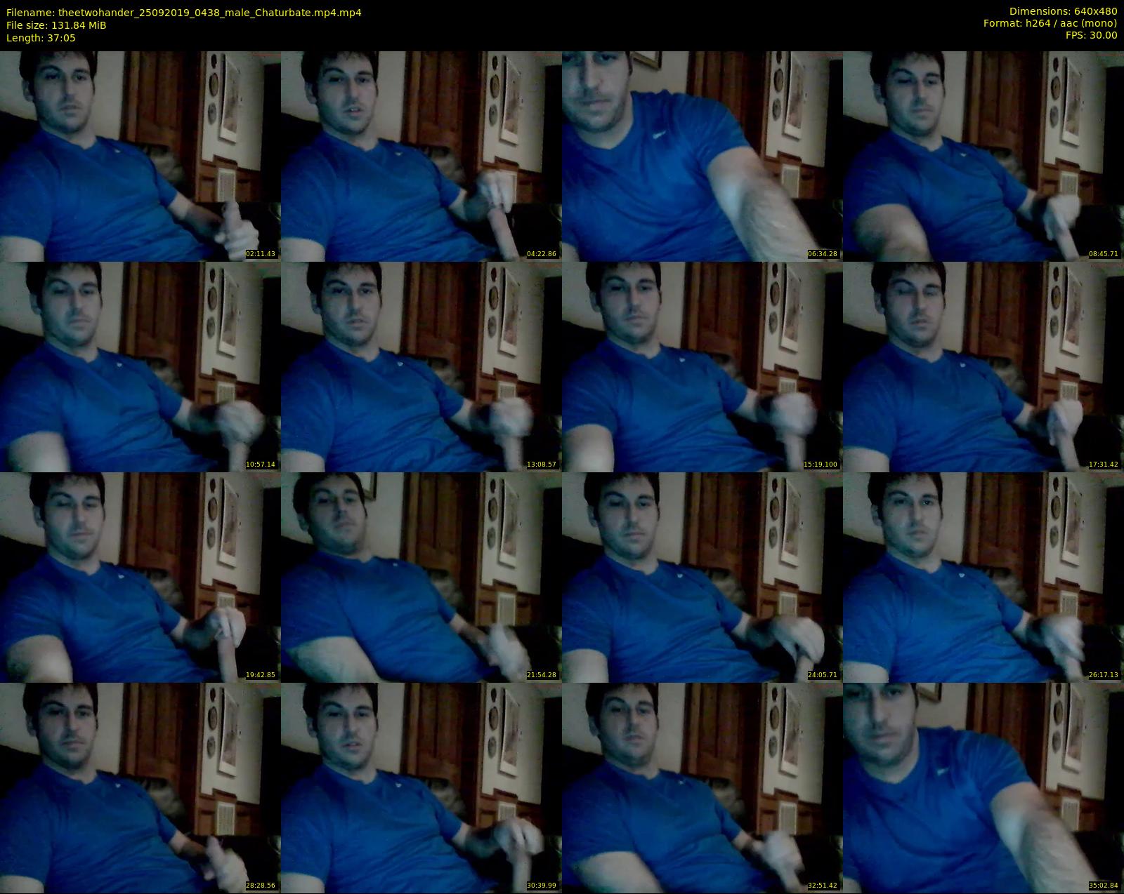 theetwohander — 38 minute Chaturbate male cam show recording, 480p, Sep 25, 2019
