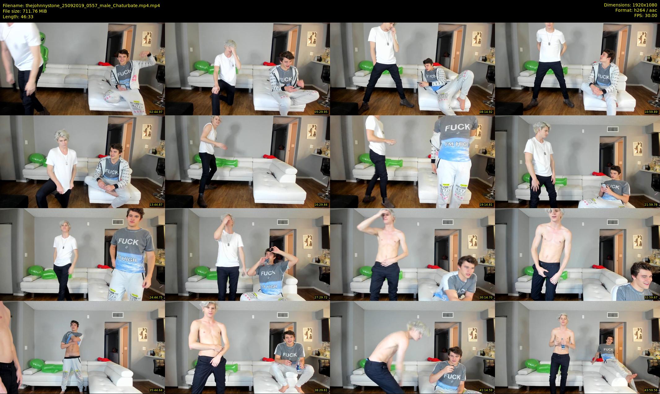 thejohnnystone — 47 minute Chaturbate male cam show recording, 1080p, Sep 25, 2019