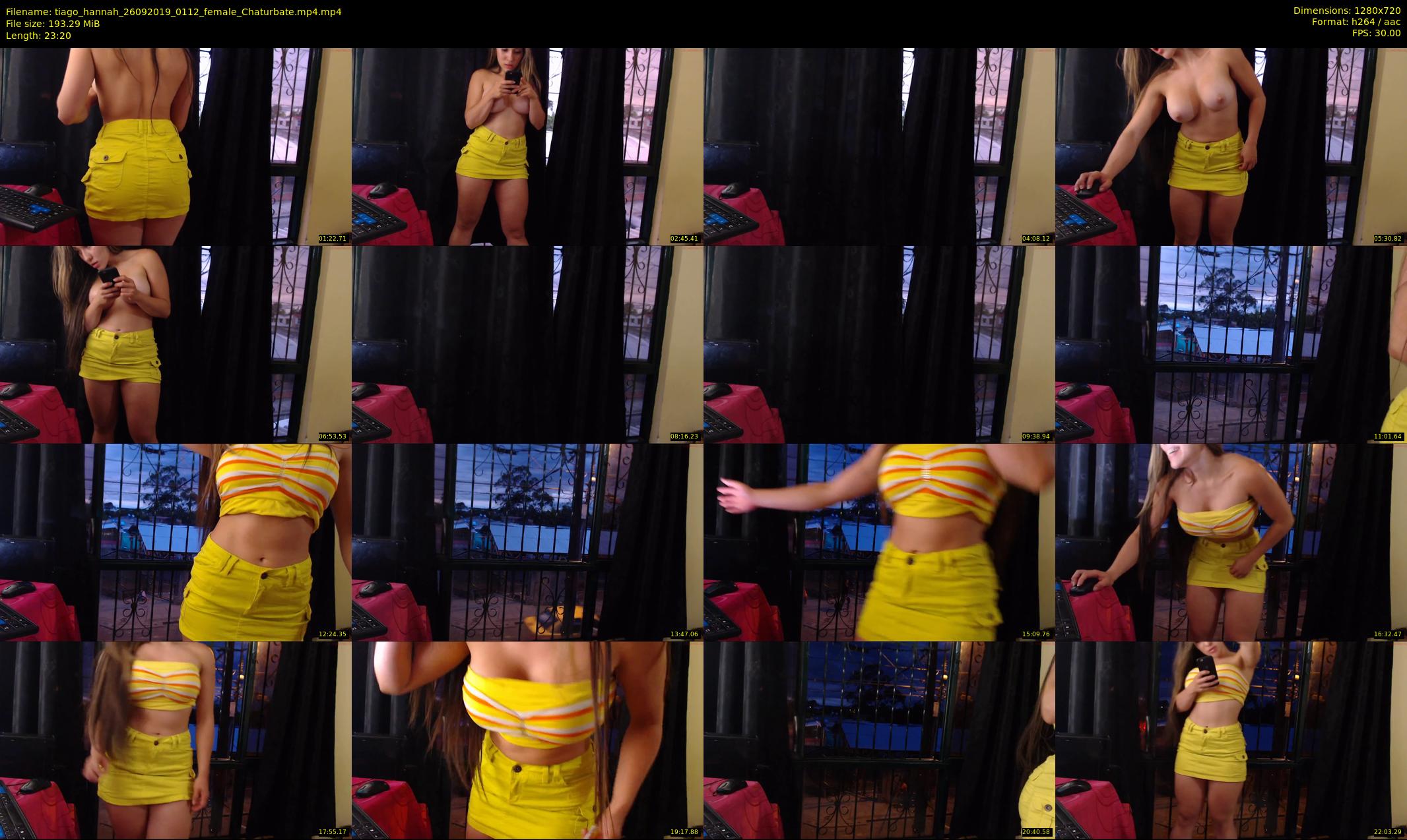 tiago_hannah — 24 minute Chaturbate couple cam show recording, 720p, Sep 26, 2019