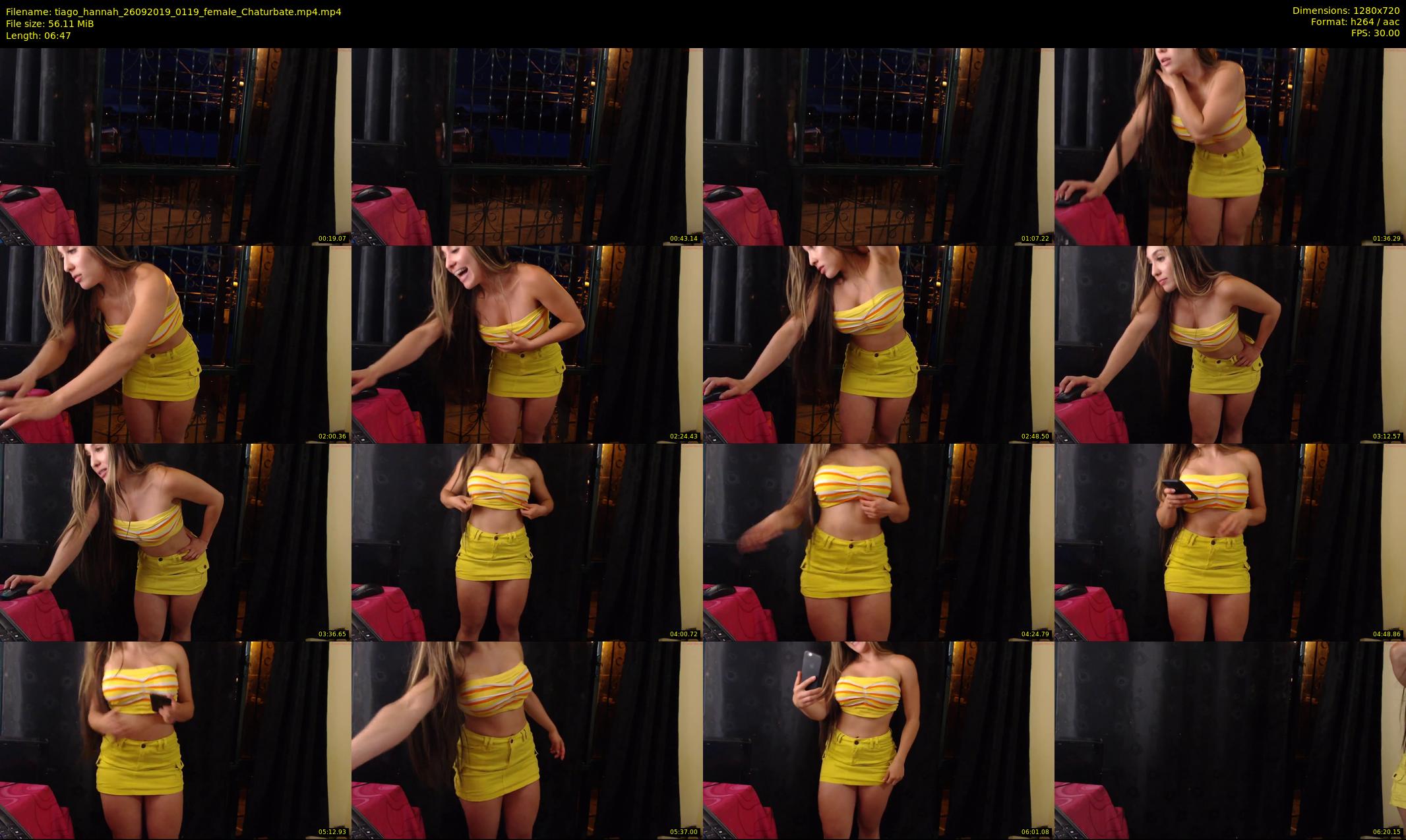 tiago_hannah — 7 minute Chaturbate couple cam show recording, 720p, Sep 26, 2019