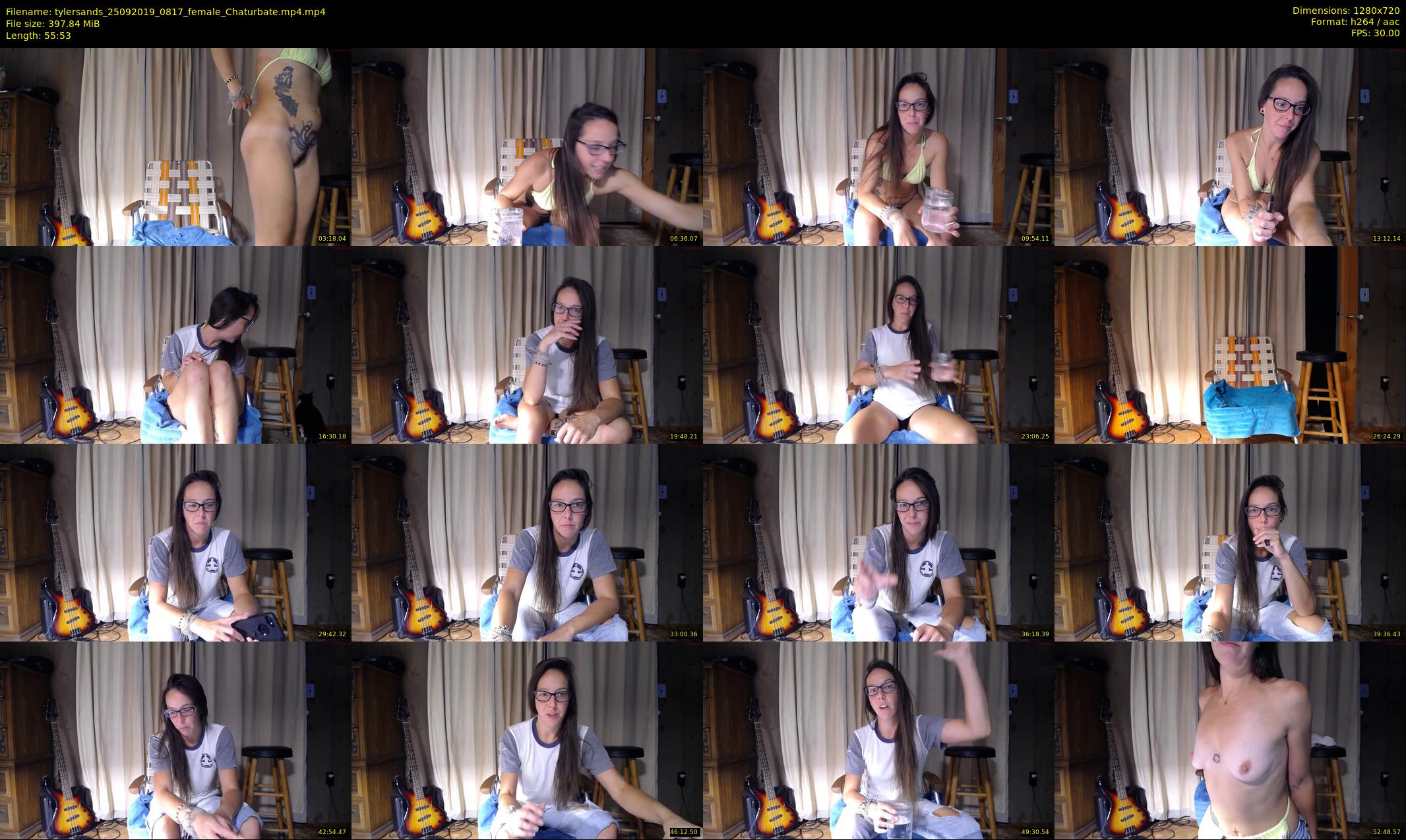tylersands — 56 minute Chaturbate female cam show recording, 720p, Sep 25, 2019