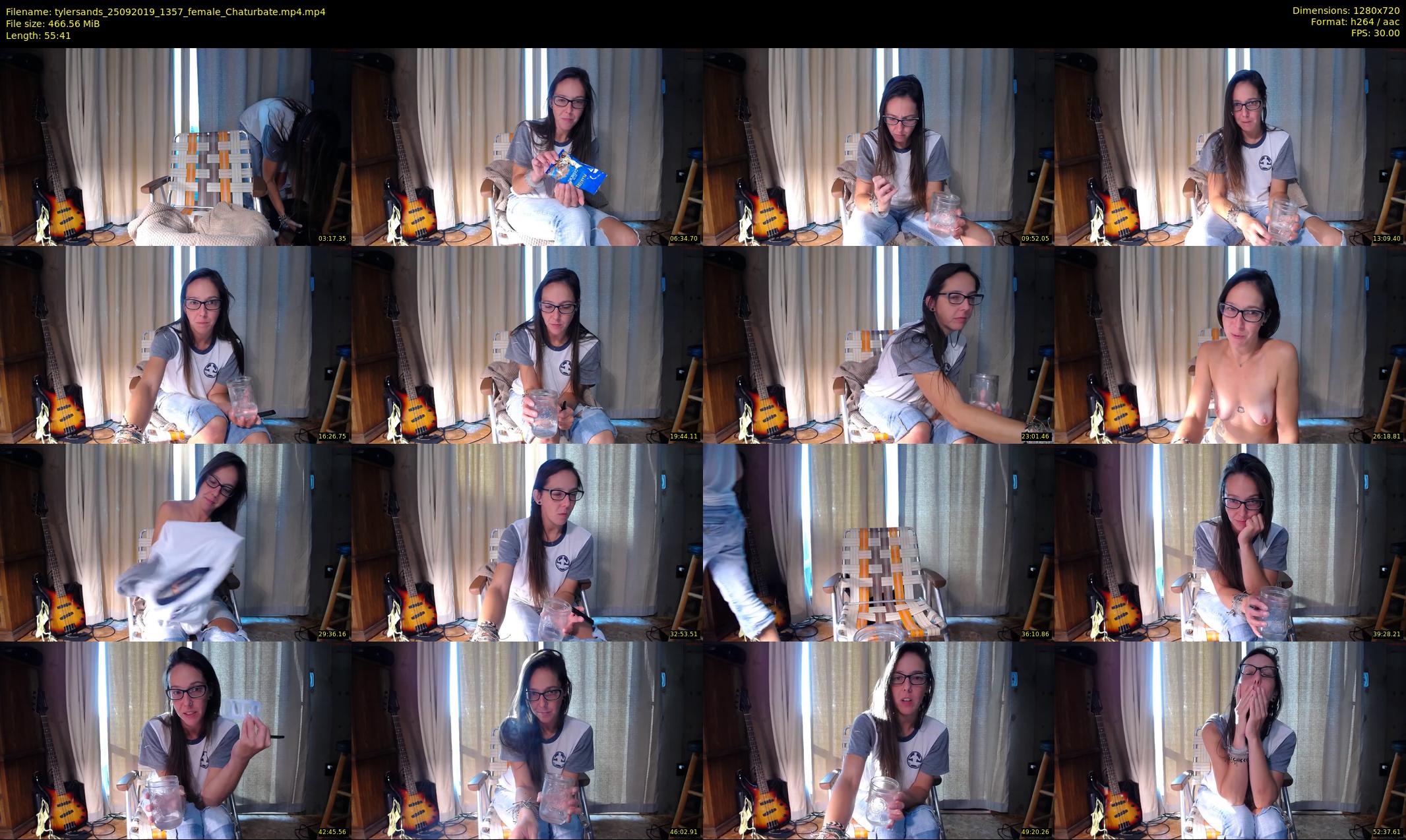 tylersands — 56 minute Chaturbate female cam show recording, 720p, Sep 25, 2019