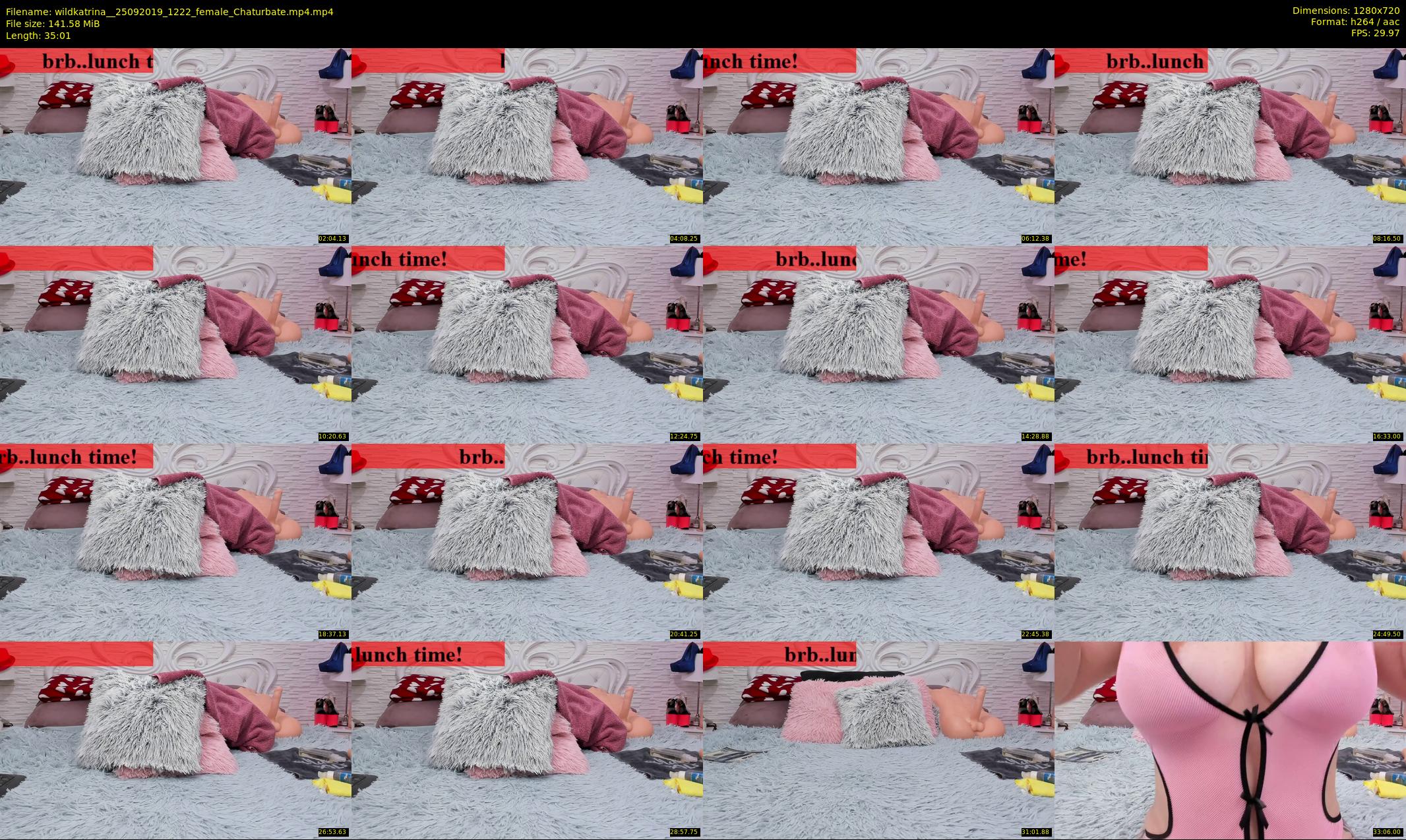 wildkatrina_ — 36 minute Chaturbate female cam show recording, 720p, Sep 25, 2019