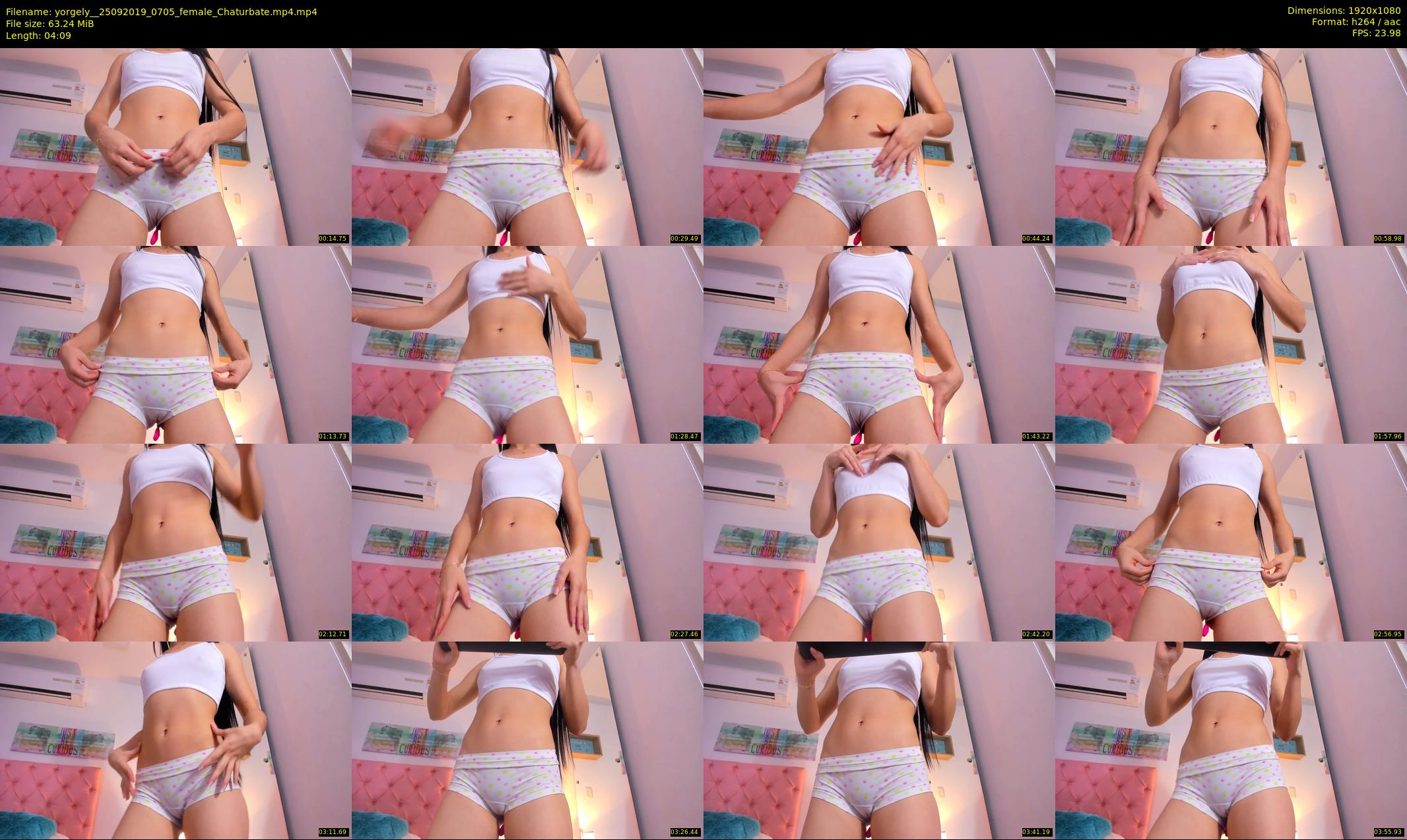 yorgely_ — 5 minute Chaturbate female cam show recording, 1080p, Sep 25, 2019