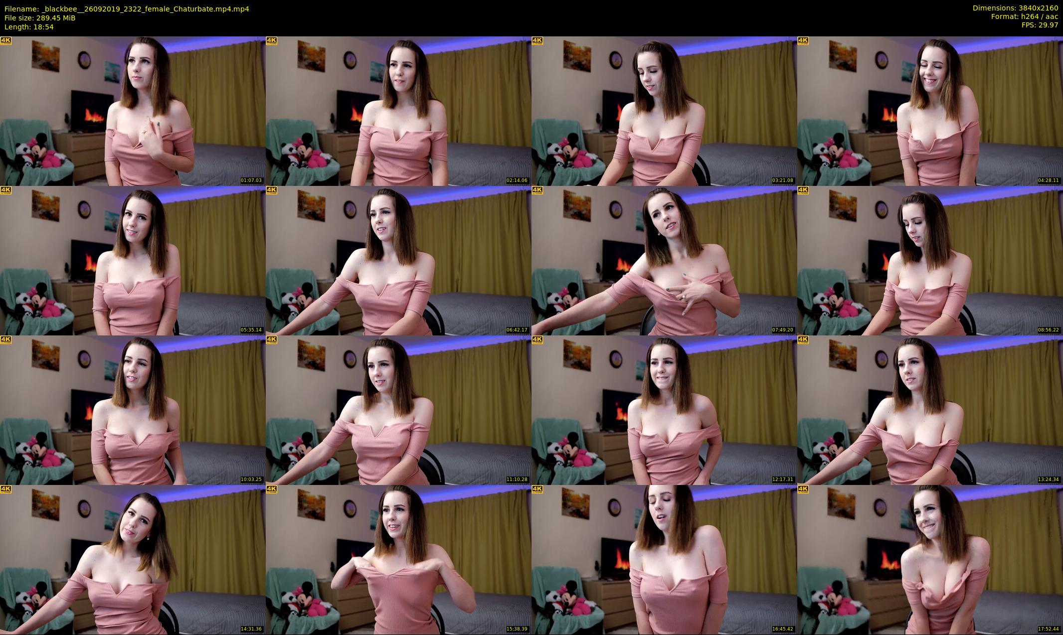 _blackbee_ — 19 minute Chaturbate female cam show recording, 4K, Sep 26, 2019