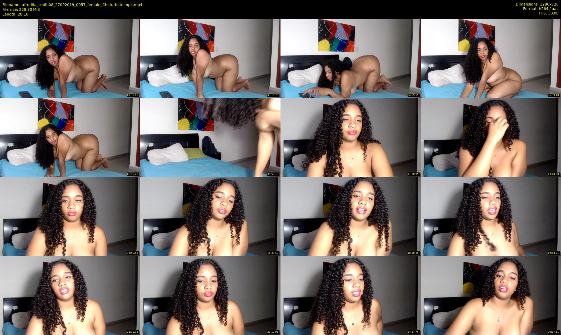 afrodita_smith08 — 29 minute Chaturbate female cam show recording, 720p, Sep 27, 2019