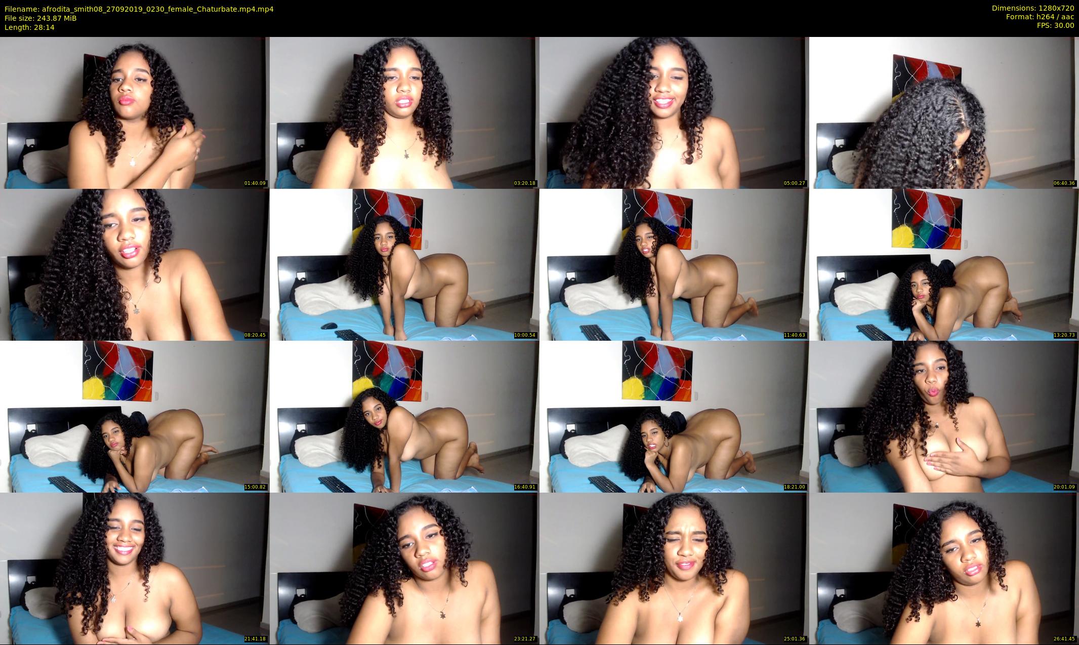 afrodita_smith08 — 29 minute Chaturbate female cam show recording, 720p, Sep 27, 2019