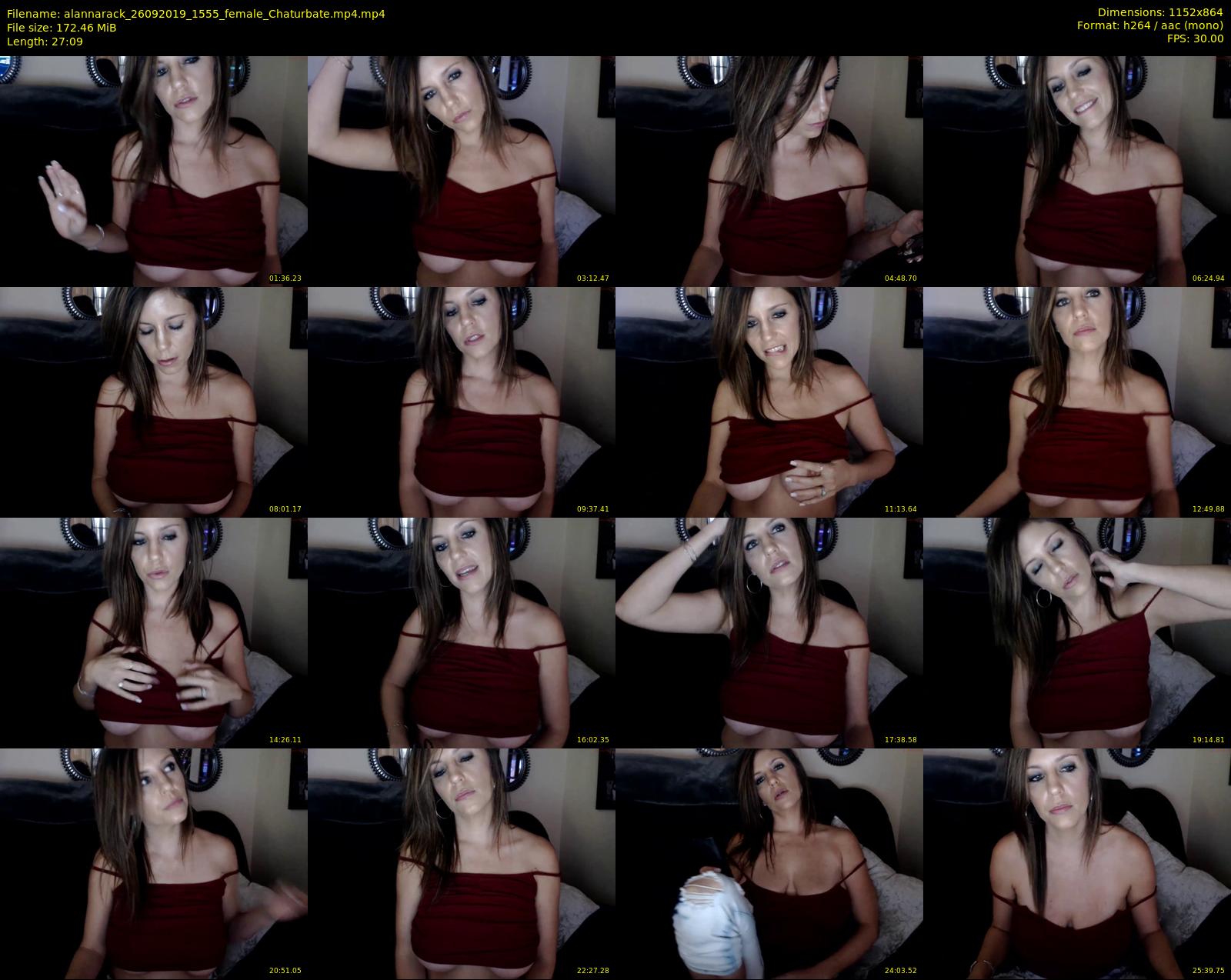 alannarack — 28 minute Chaturbate female cam show recording, 720p, Sep 26, 2019