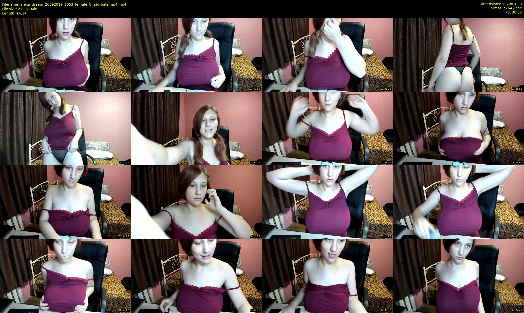 alexa_dream — 15 minute Chaturbate female cam show recording, 1080p, Sep 26, 2019