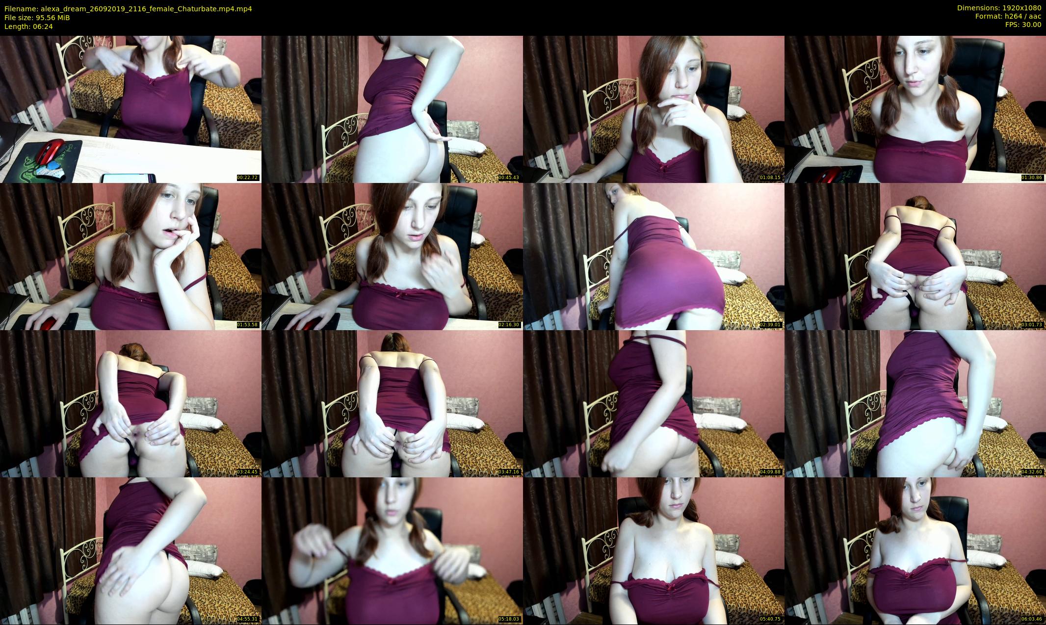 alexa_dream — 7 minute Chaturbate female cam show recording, 1080p, Sep 26, 2019