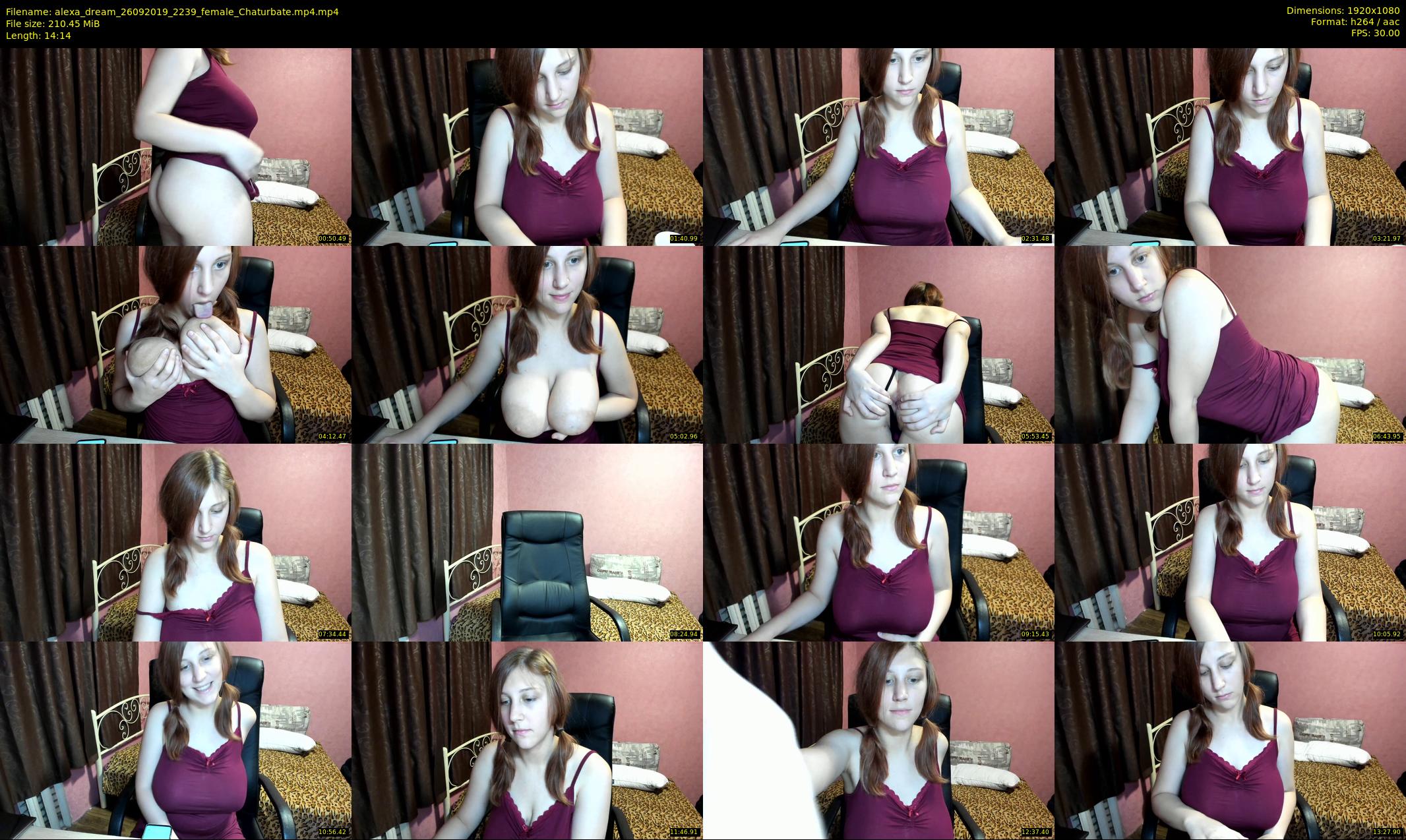 alexa_dream — 15 minute Chaturbate female cam show recording, 1080p, Sep 26, 2019