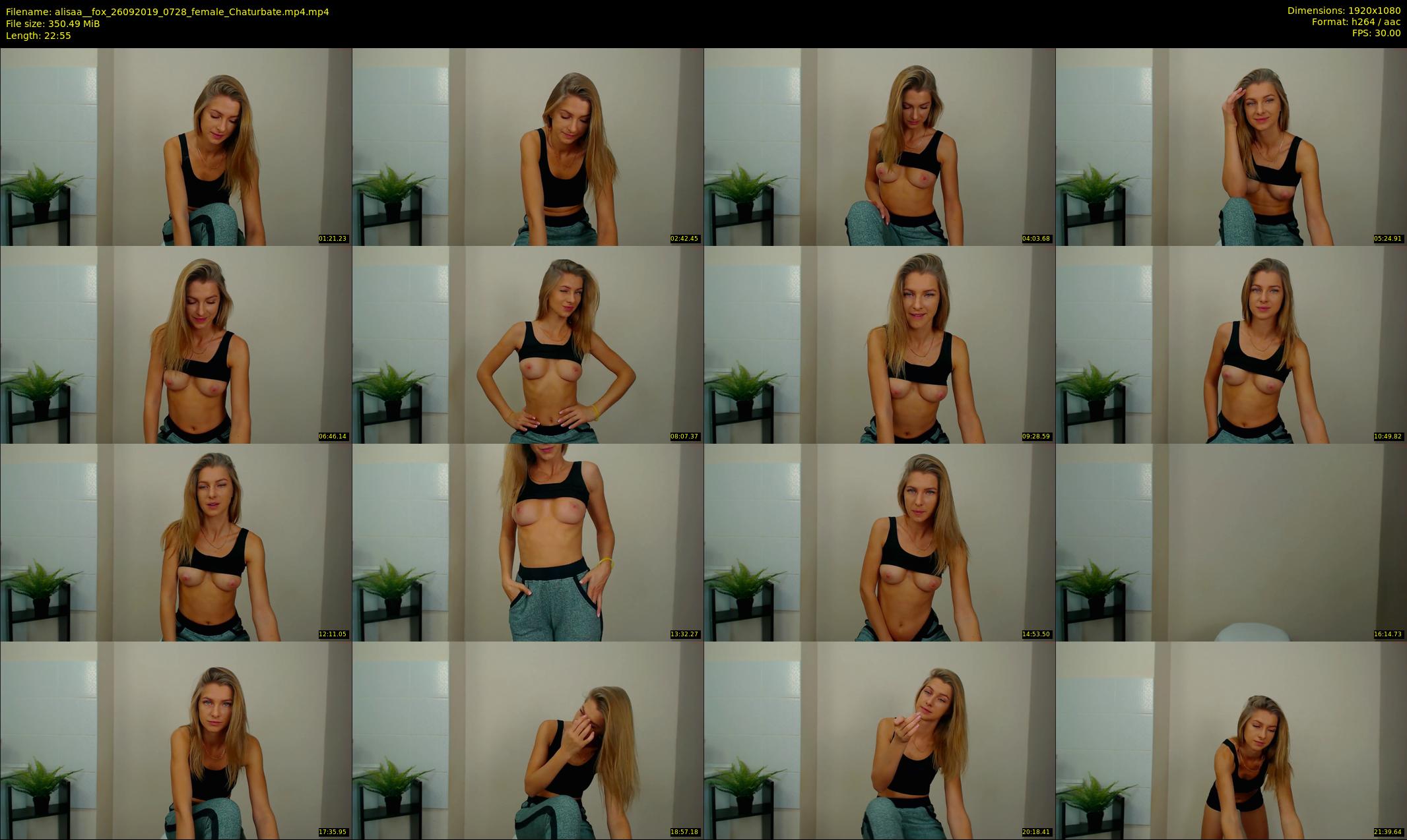 alisaa__fox — 23 minute Chaturbate female cam show recording, 1080p, Sep 26, 2019