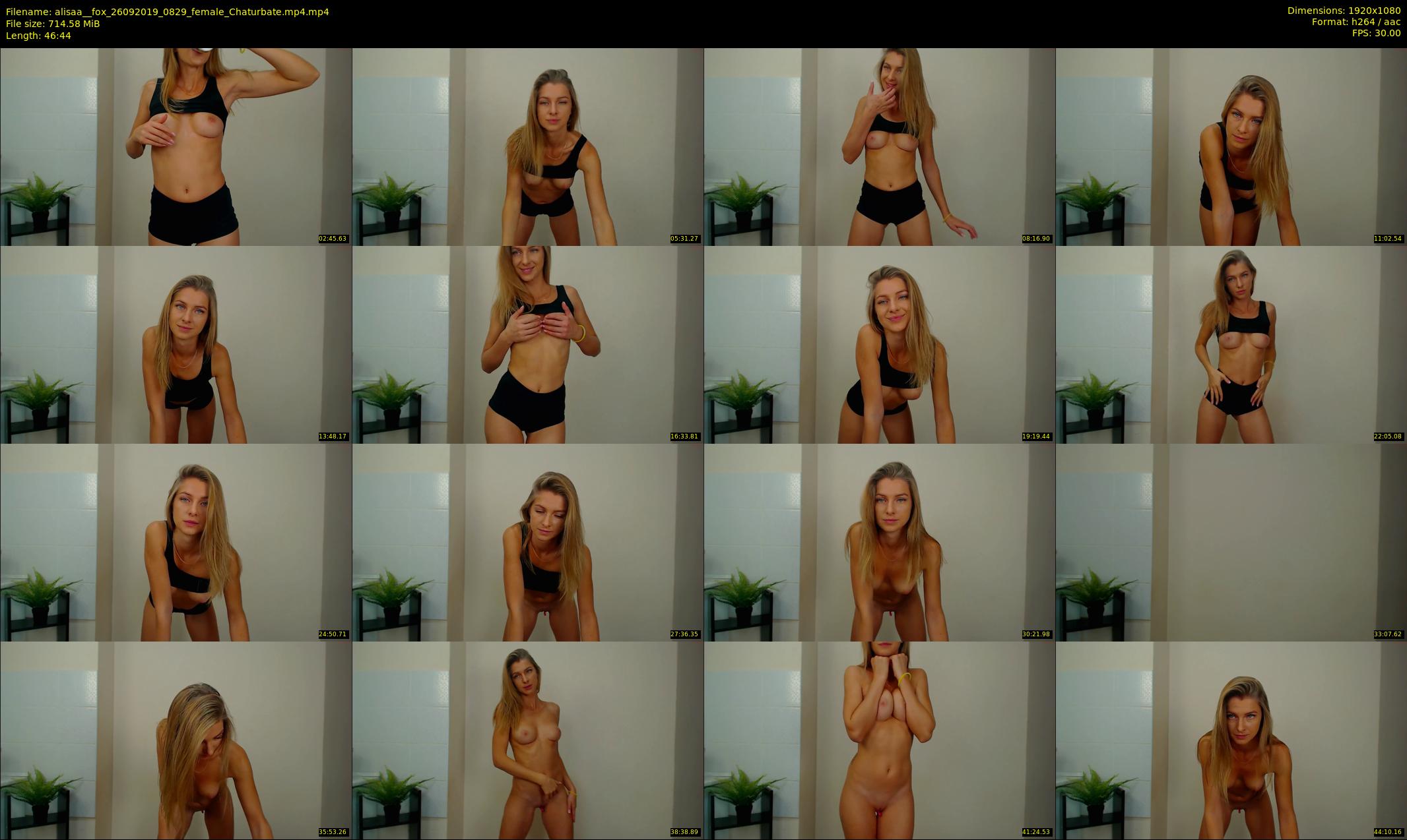 alisaa__fox — 47 minute Chaturbate female cam show recording, 1080p, Sep 26, 2019