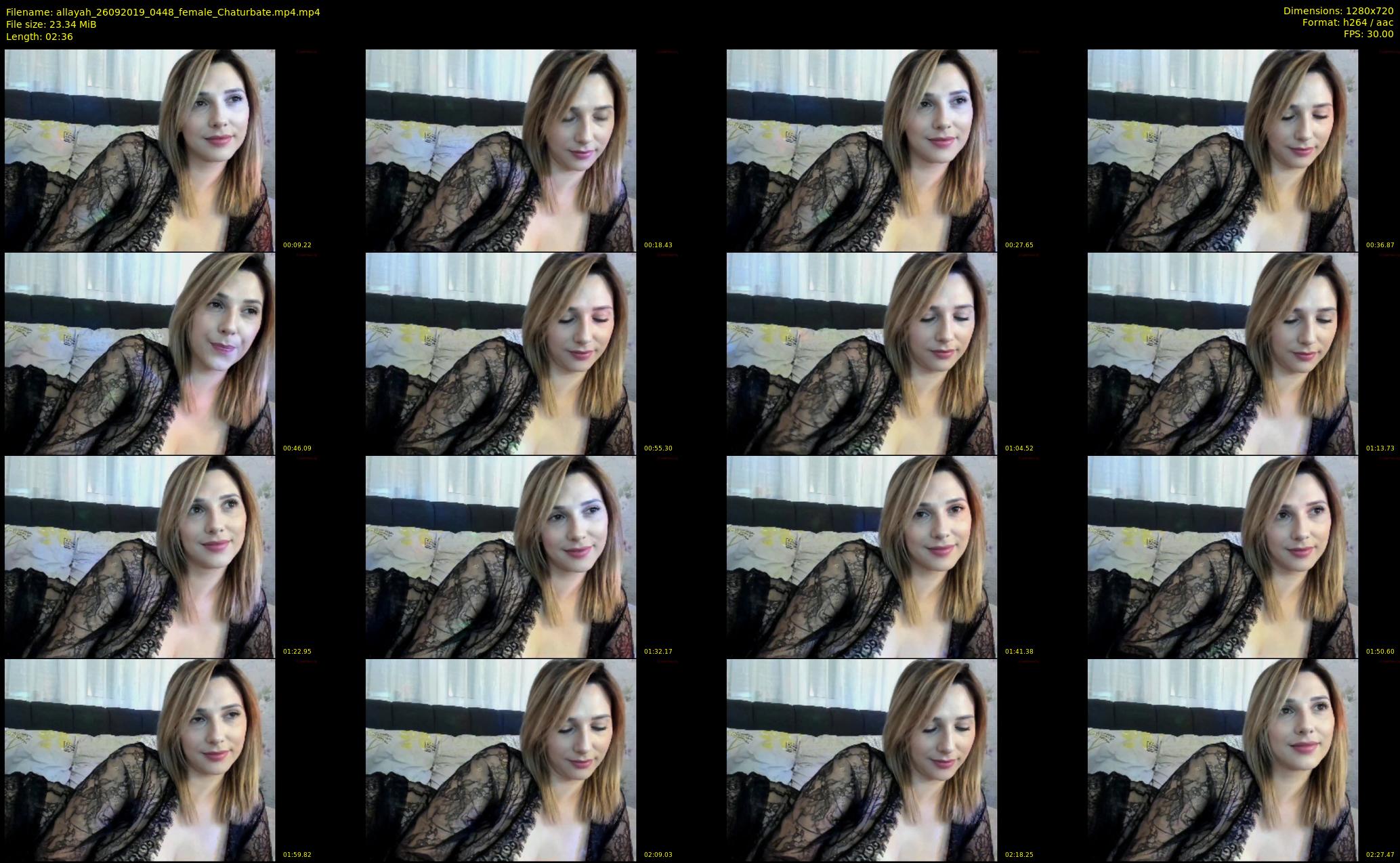allayah — 3 minute Chaturbate female cam show recording, 720p, Sep 26, 2019