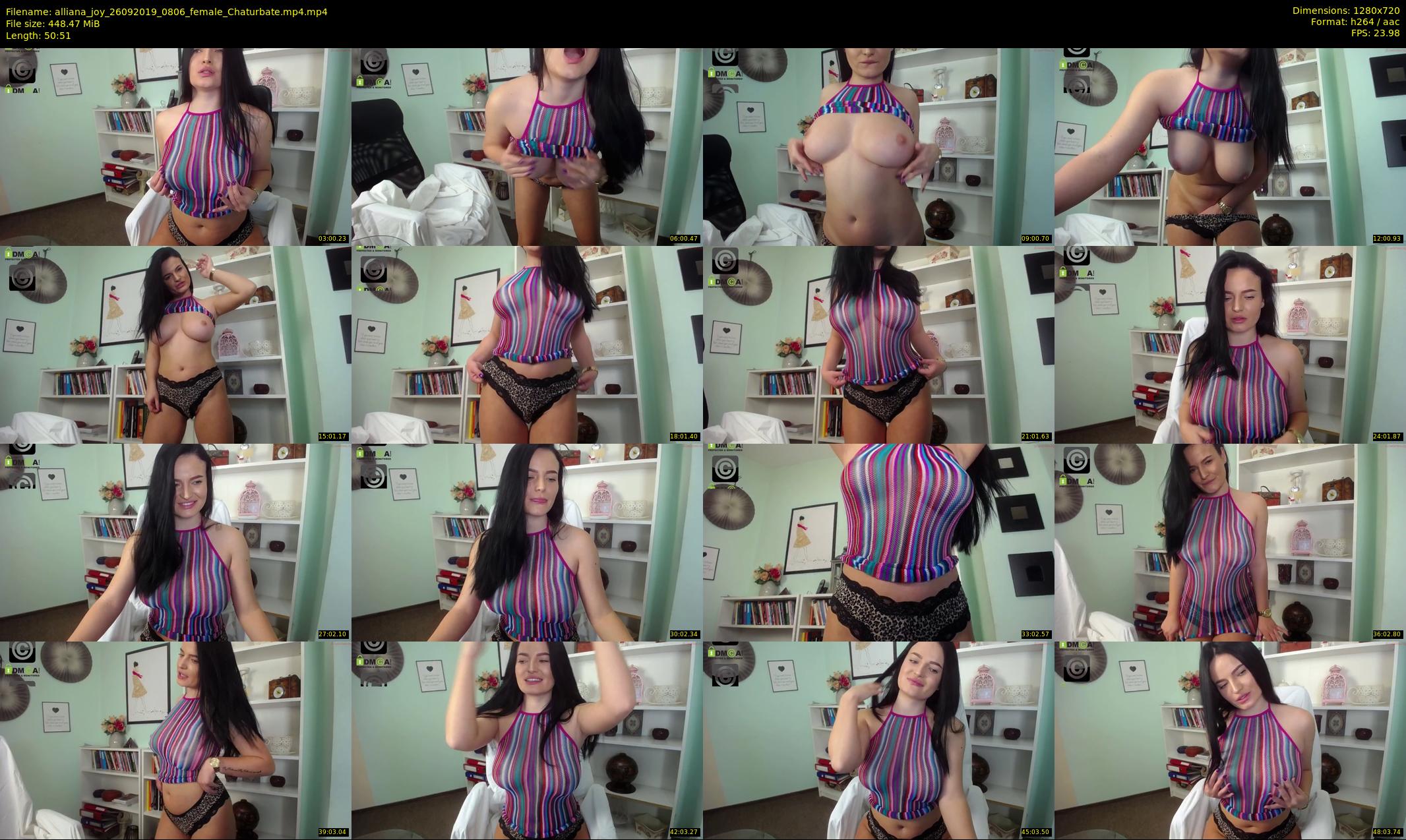 alliana_joy — 51 minute Chaturbate female cam show recording, 720p, Sep 26, 2019