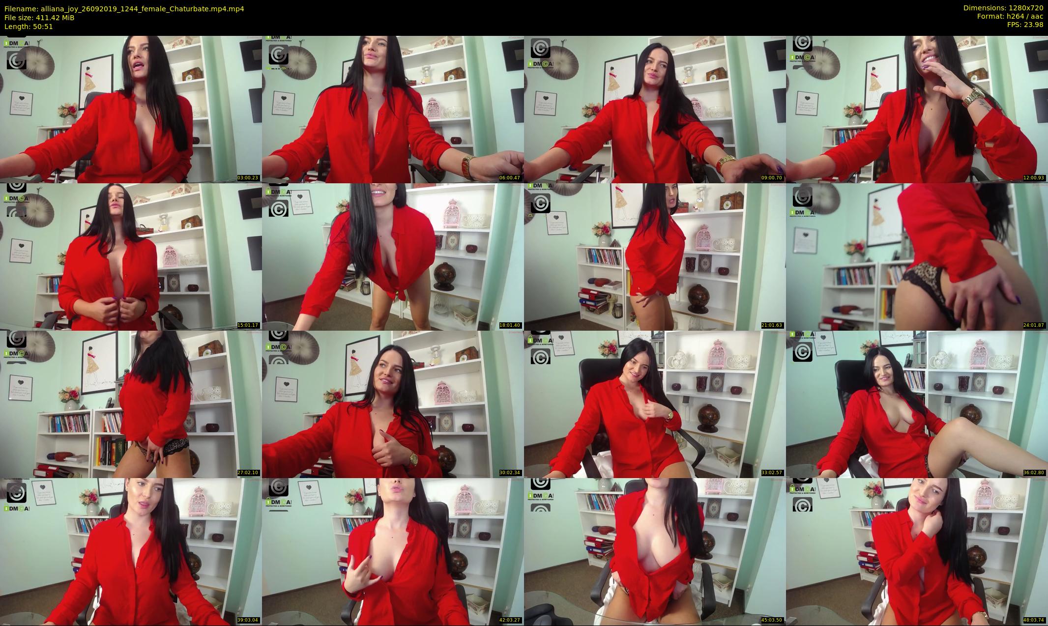 alliana_joy — 51 minute Chaturbate female cam show recording, 720p, Sep 26, 2019