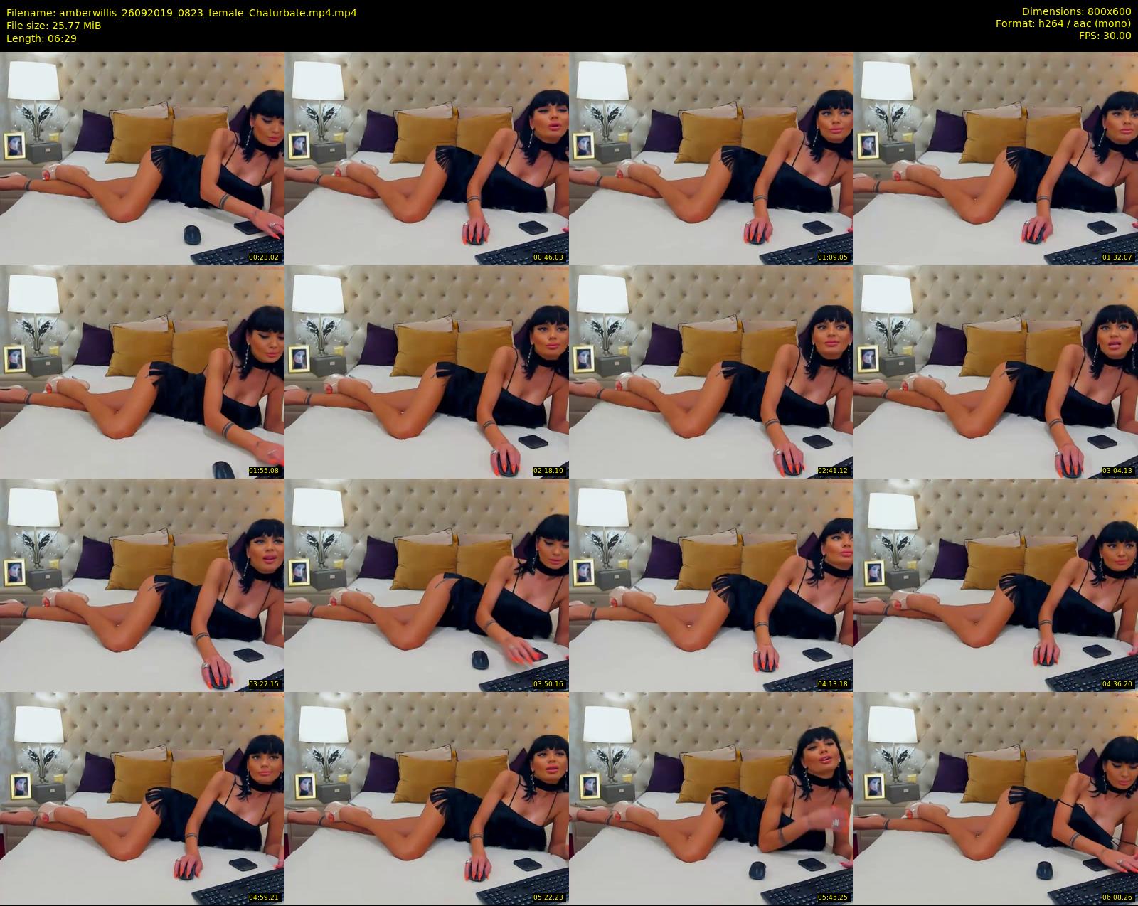 amberwillis — 7 minute Chaturbate female cam show recording, 480p, Sep 26, 2019