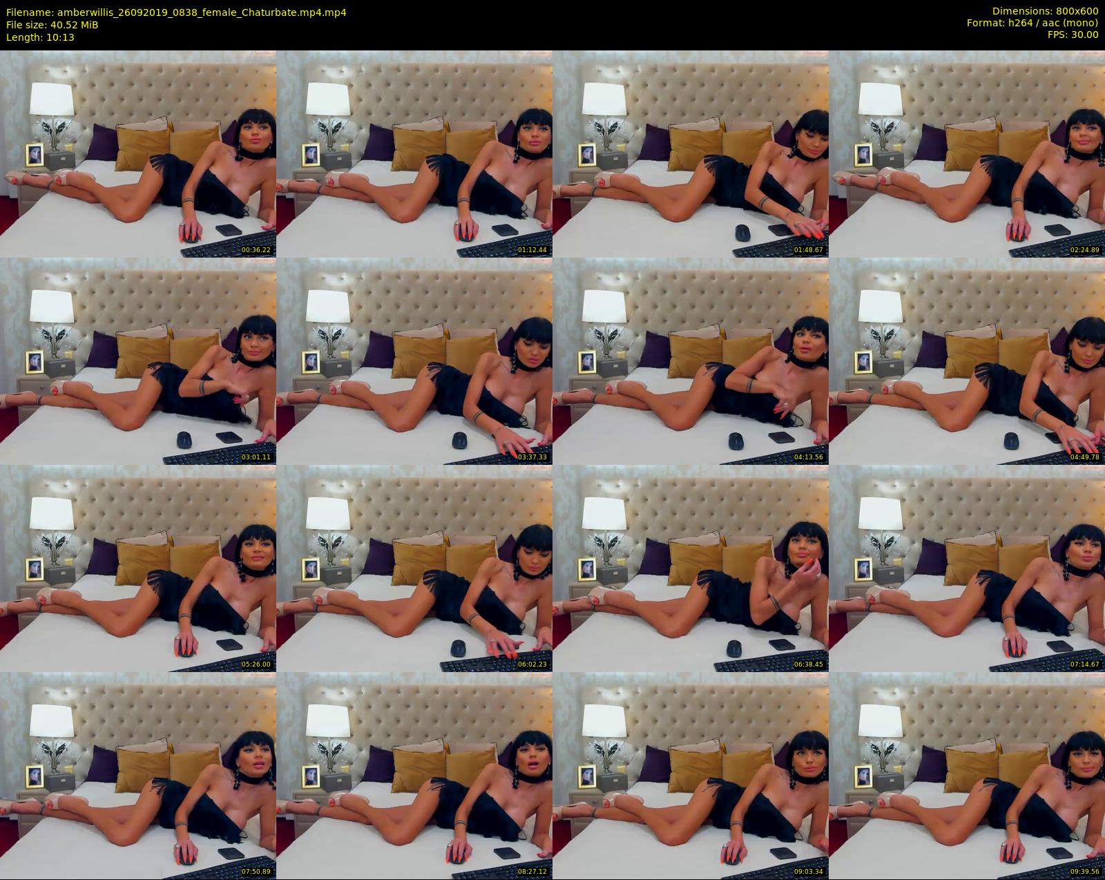 amberwillis — 11 minute Chaturbate female cam show recording, 480p, Sep 26, 2019