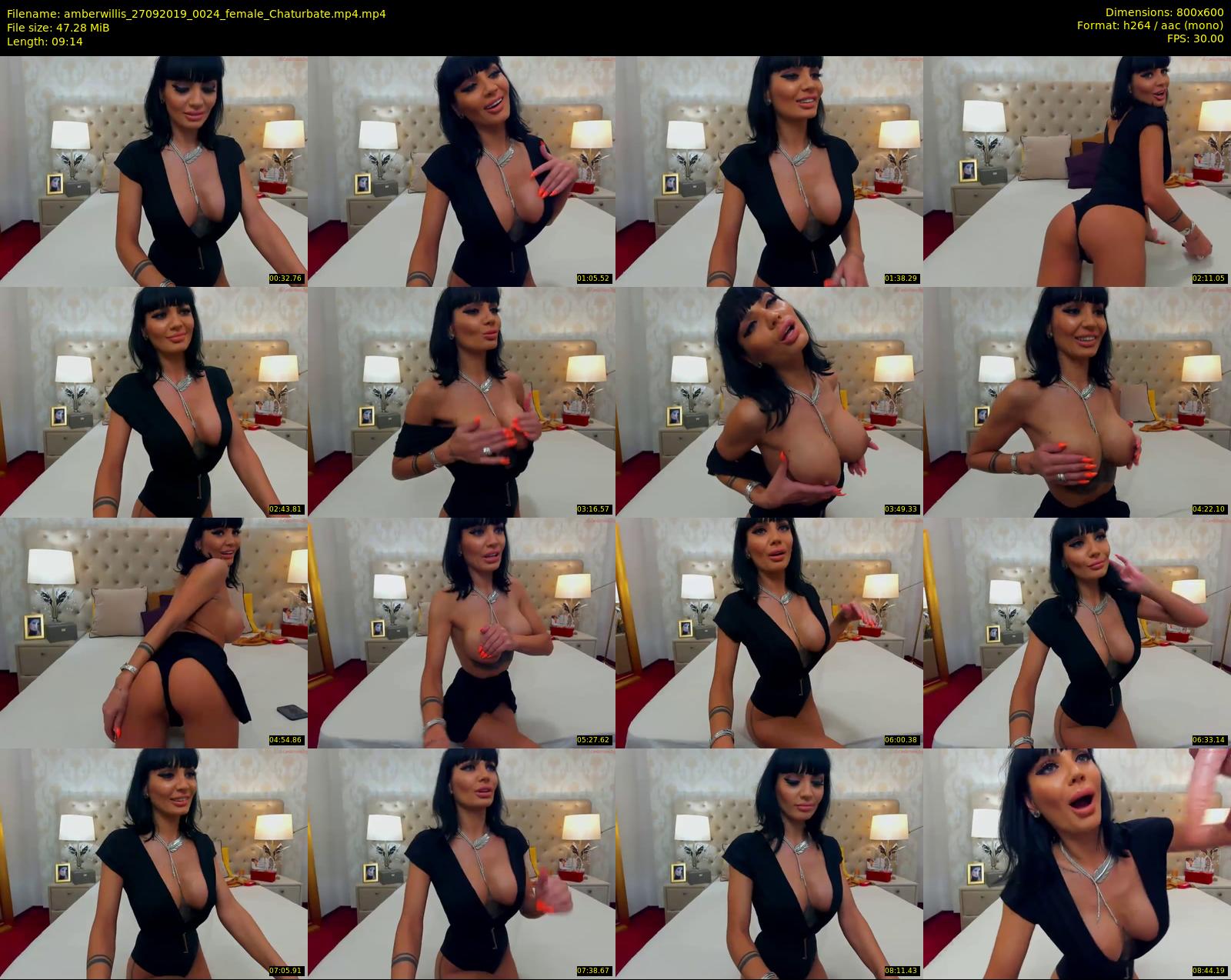 amberwillis — 10 minute Chaturbate female cam show recording, 480p, Sep 27, 2019