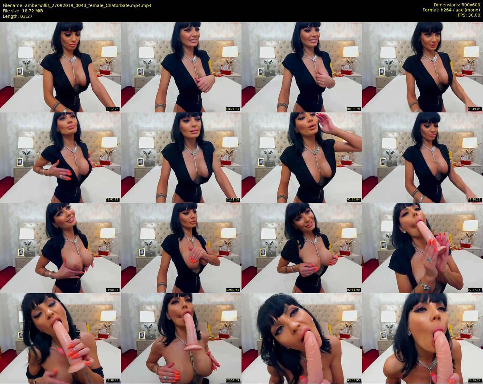 amberwillis — 4 minute Chaturbate female cam show recording, 480p, Sep 27, 2019
