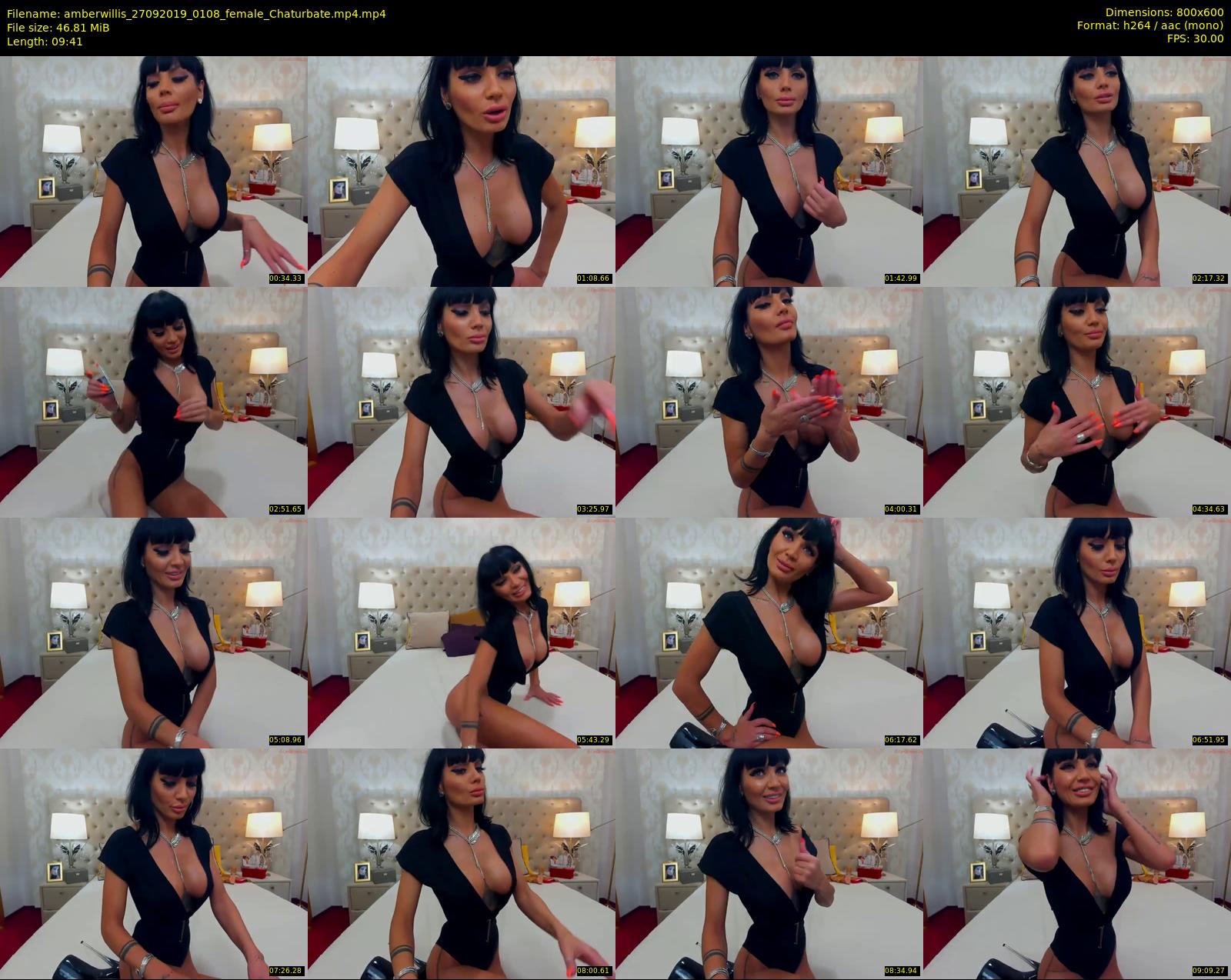 amberwillis — 10 minute Chaturbate female cam show recording, 480p, Sep 27, 2019
