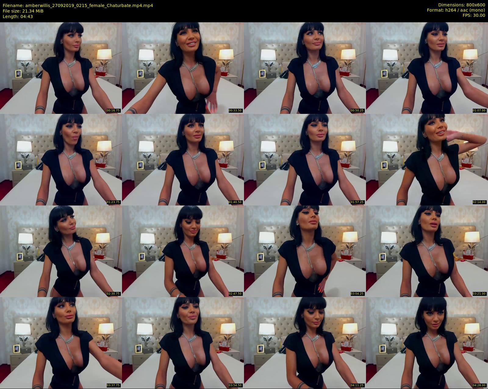 amberwillis — 5 minute Chaturbate female cam show recording, 480p, Sep 27, 2019