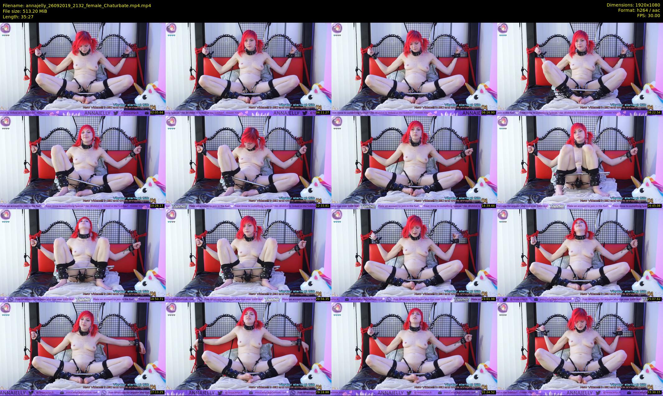 annajelly — 36 minute Chaturbate couple cam show recording, 1080p, Sep 26, 2019
