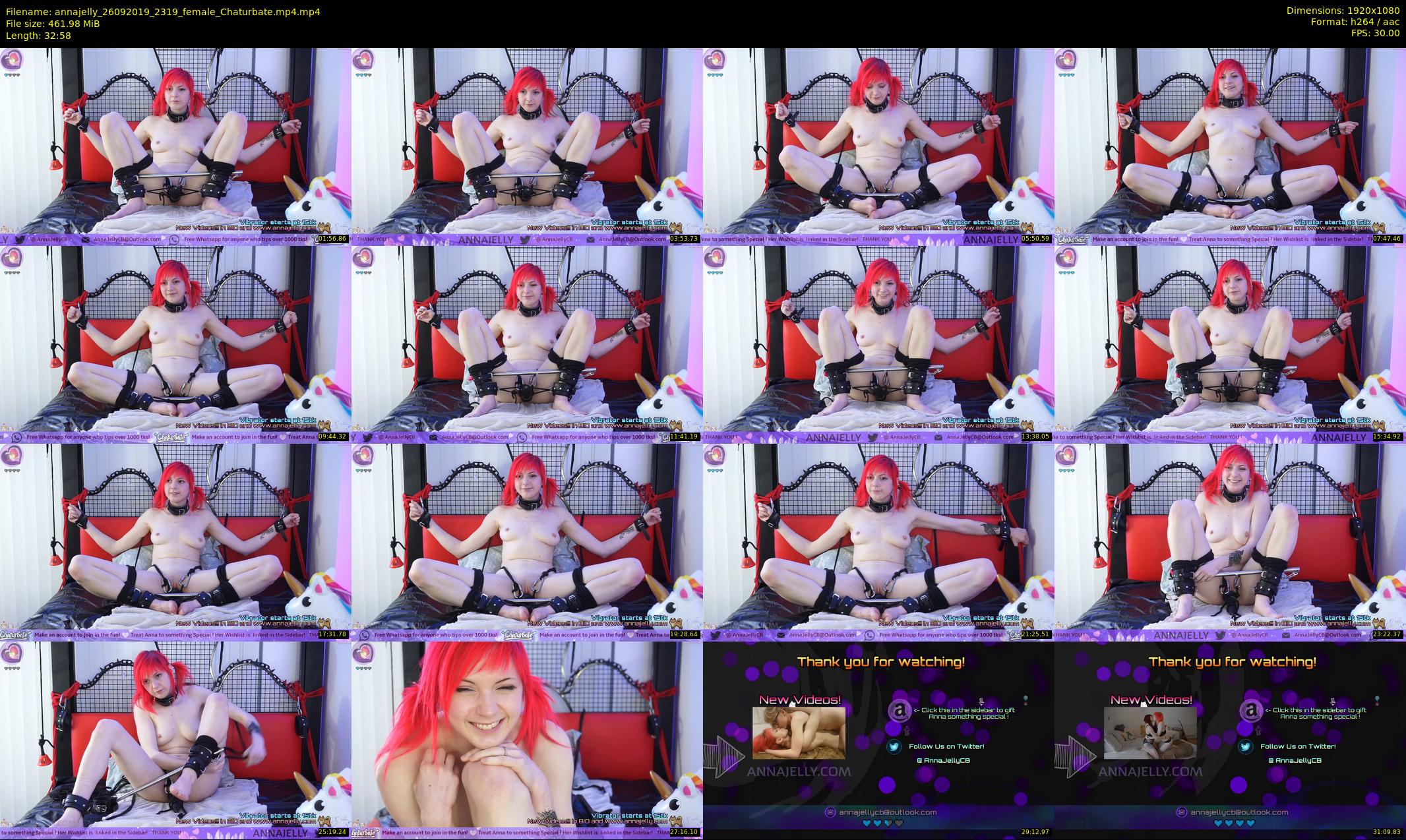 annajelly — 33 minute Chaturbate couple cam show recording, 1080p, Sep 26, 2019