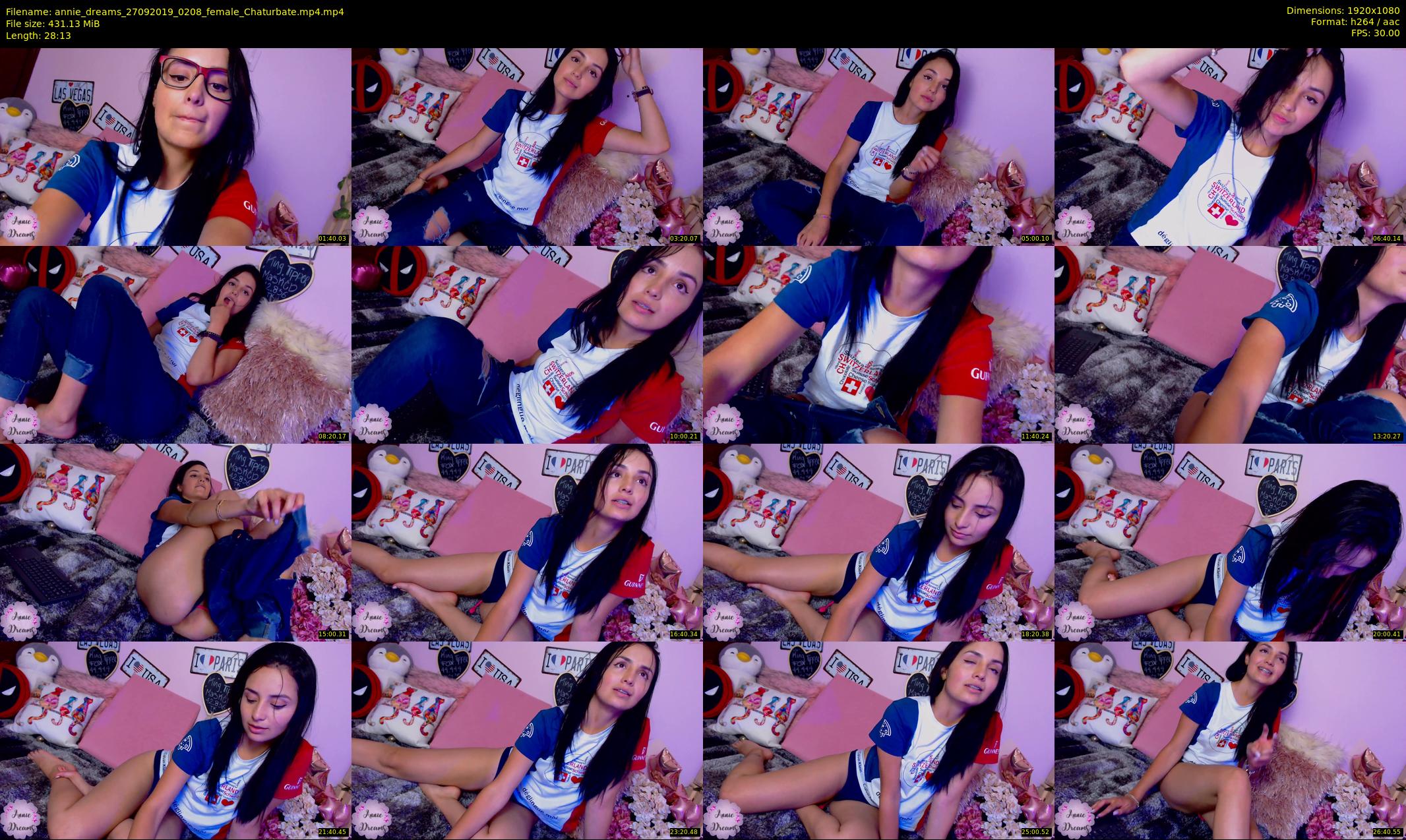annie_dreams — 29 minute Chaturbate female cam show recording, 1080p, Sep 27, 2019
