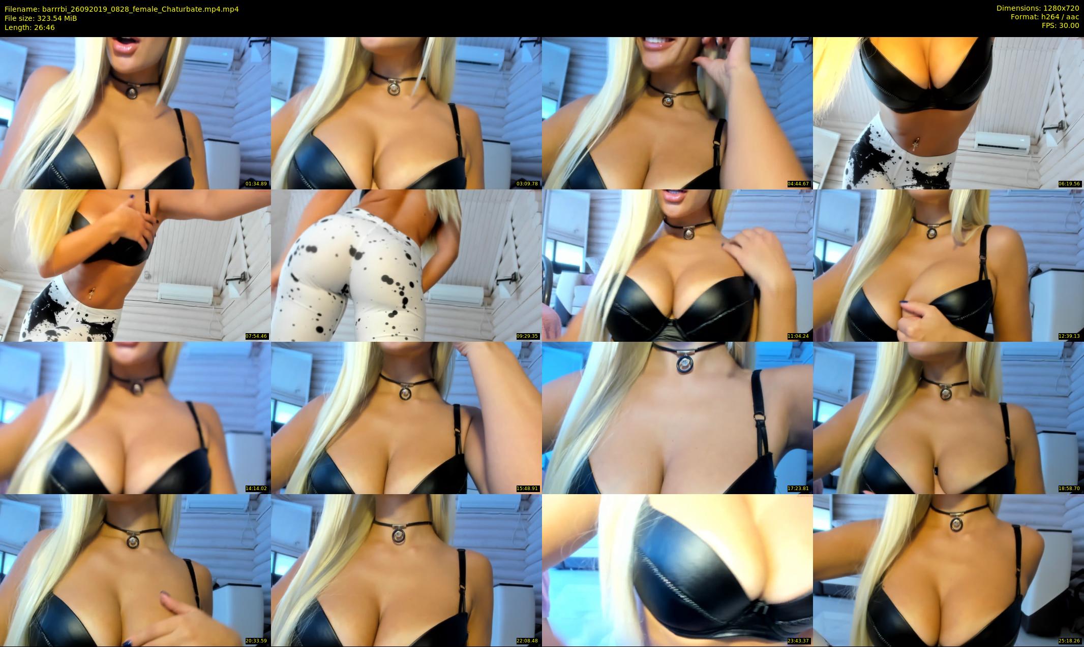 barrrbi — 27 minute Chaturbate female cam show recording, 720p, Sep 26, 2019