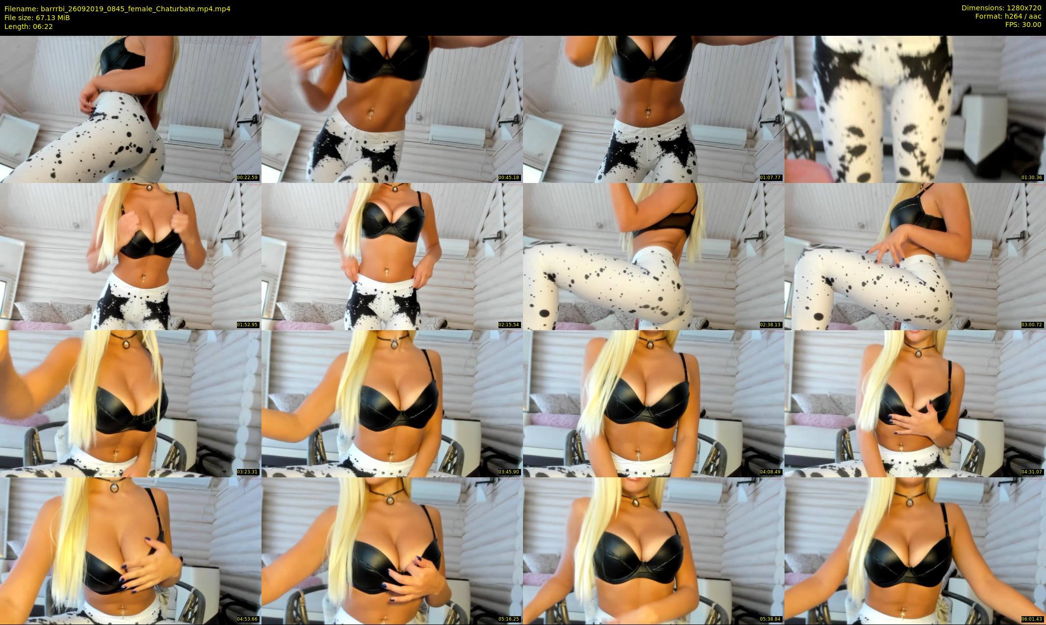 barrrbi — 7 minute Chaturbate female cam show recording, 720p, Sep 26, 2019