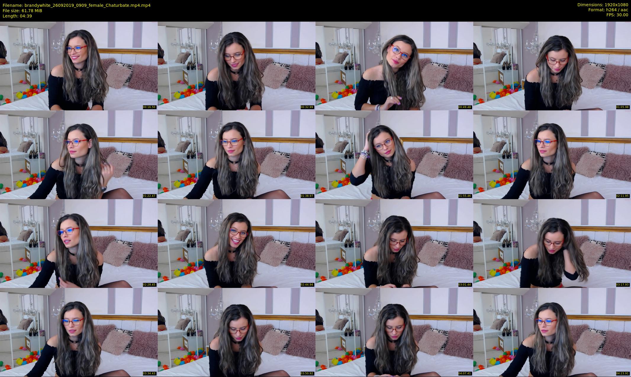 brandywhite — 5 minute Chaturbate female cam show recording, 1080p, Sep 26, 2019