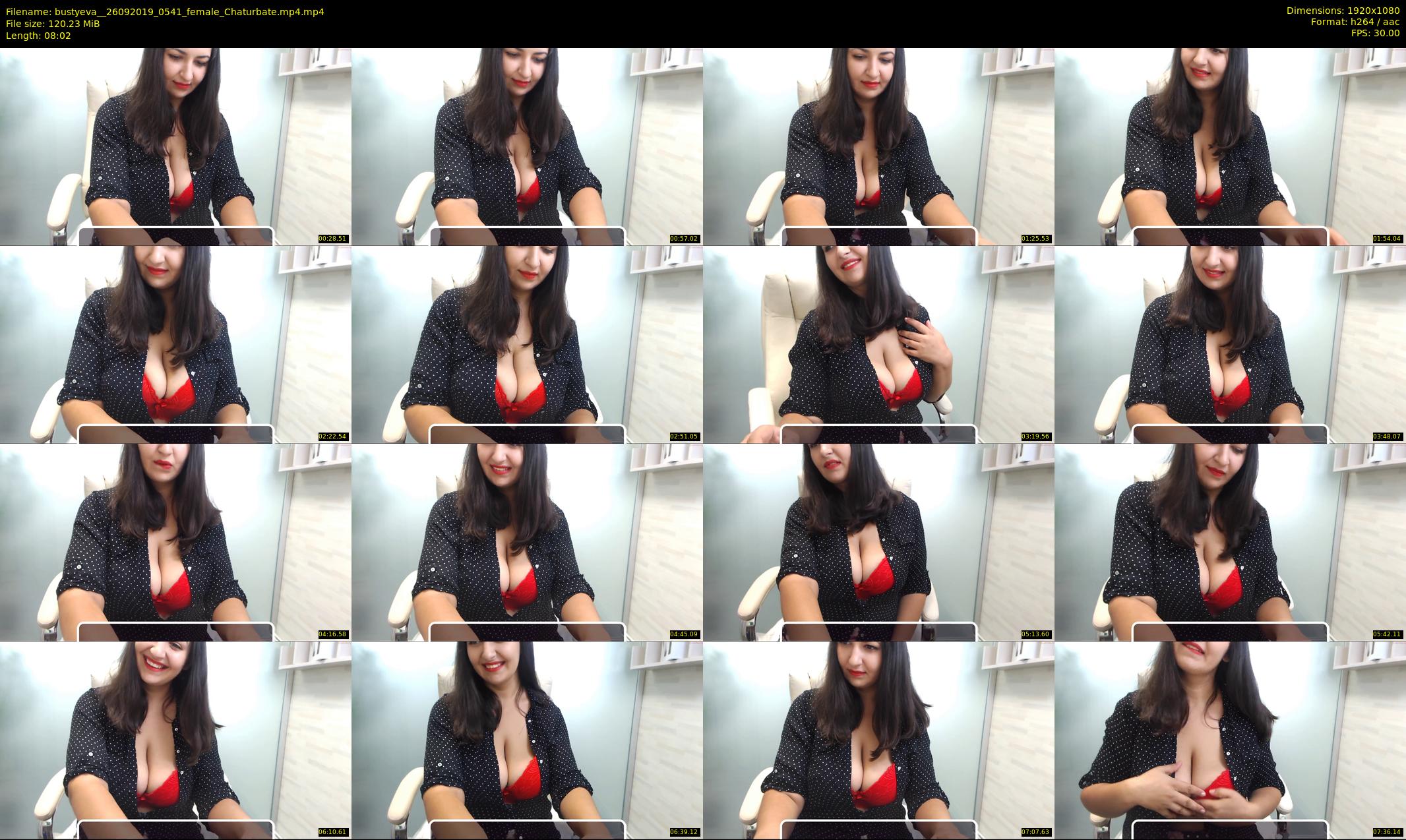 bustyeva_ — 9 minute Chaturbate female cam show recording, 1080p, Sep 26, 2019