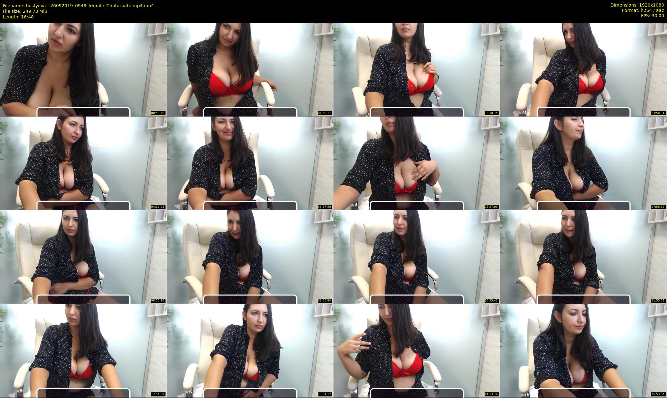 bustyeva_ — 17 minute Chaturbate female cam show recording, 1080p, Sep 26, 2019